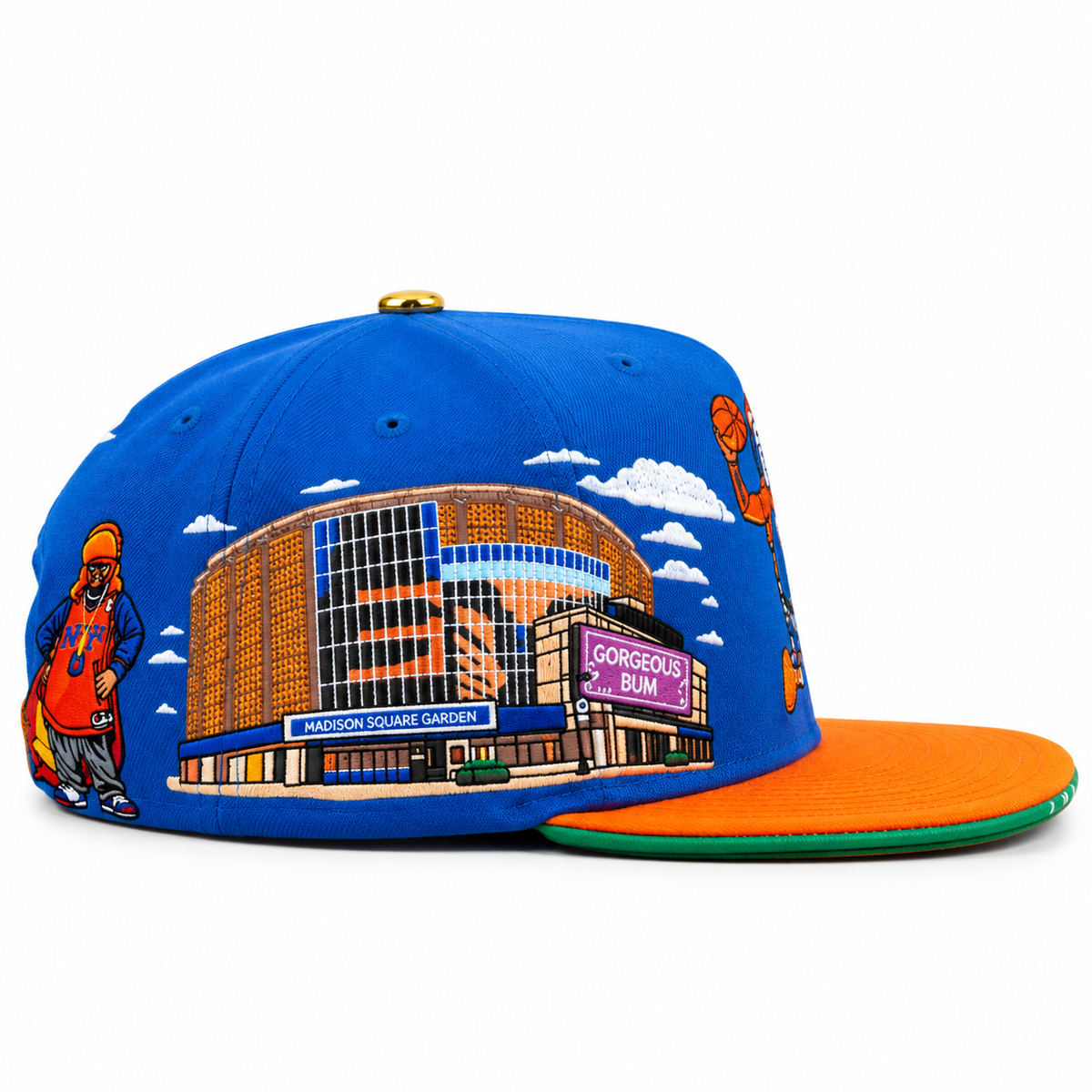 Let’s go NYK Strap Back - Royal/Orange