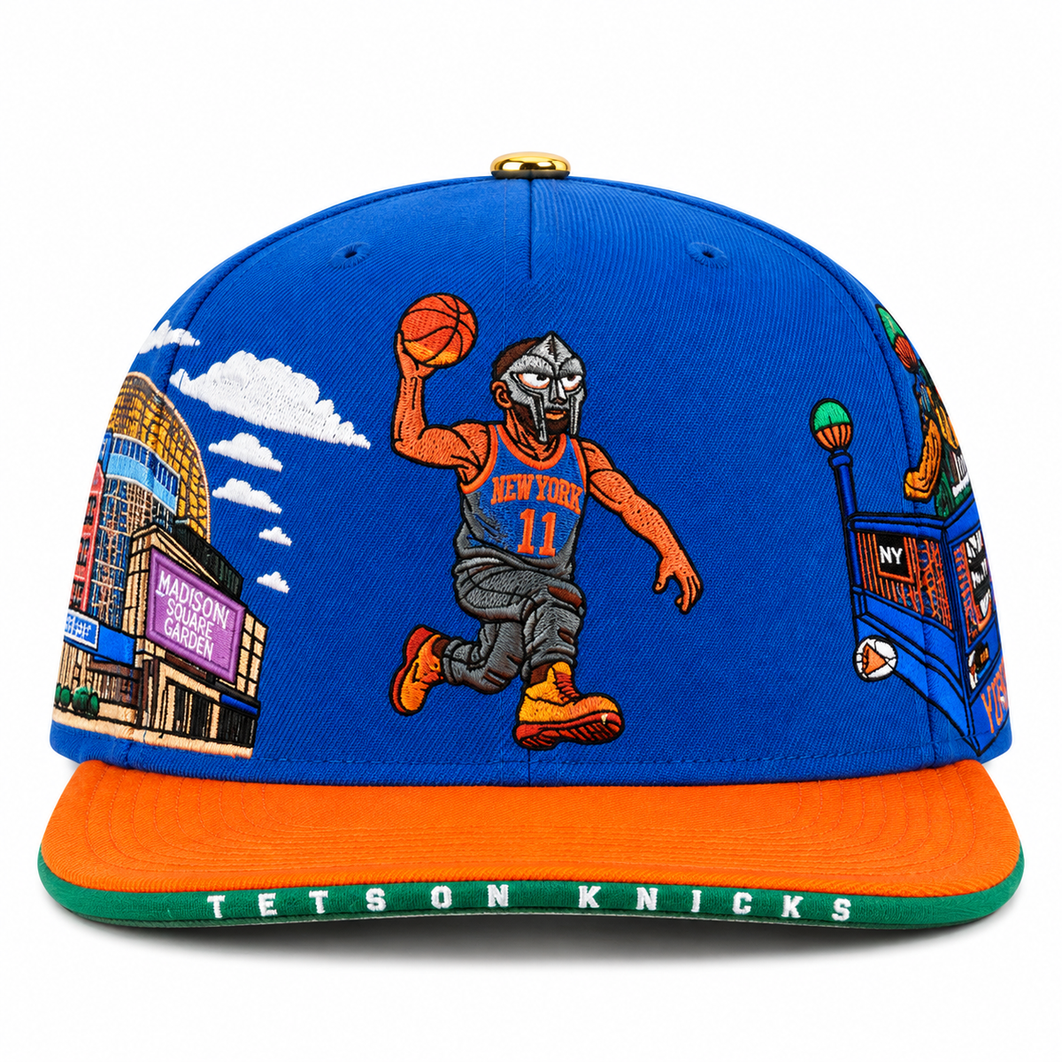 Let’s go NYK Strap Back - Royal/Orange