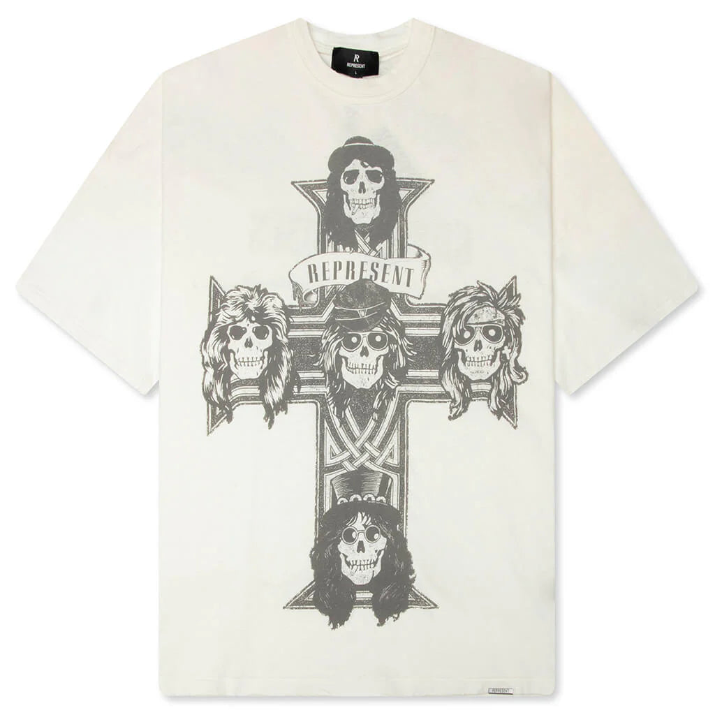 Guns N' Rose T-Shirt - Washed Ecru