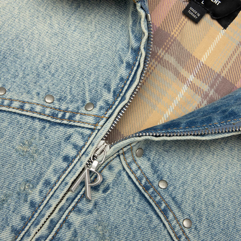 Guns N' Roses Denim Jacket - Light Vintage Blue