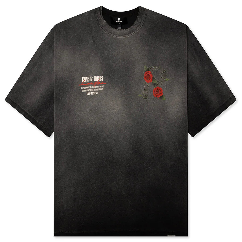 Guns N' Roses Tour T-Shirt - Stained Black