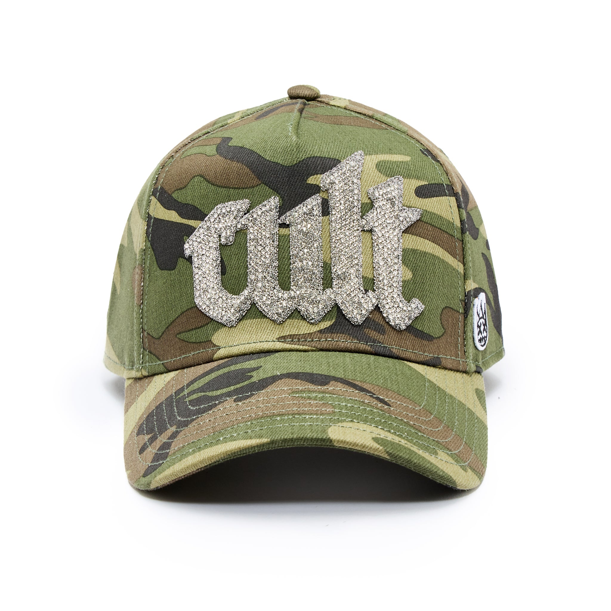 Crystal Cult Script Logo Hat - Camo