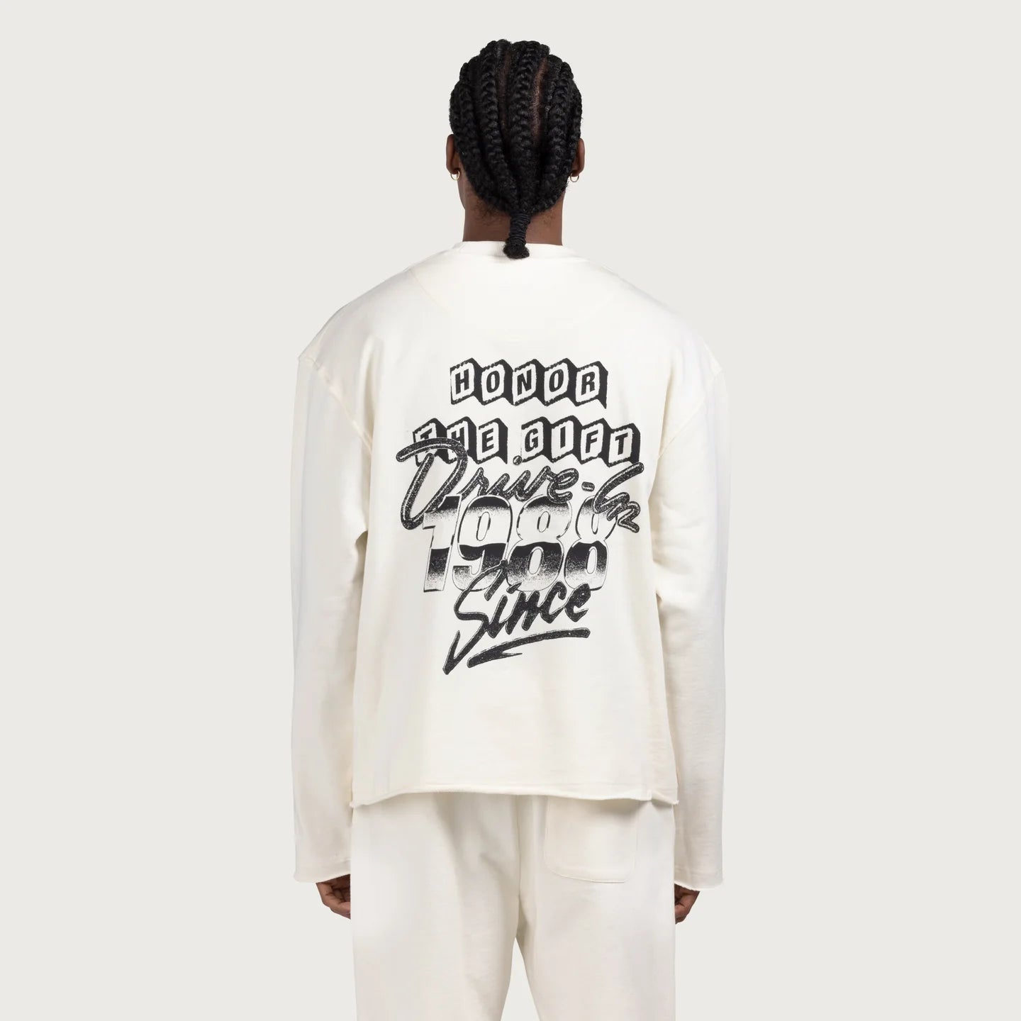 1988 Drive in Crewneck - White