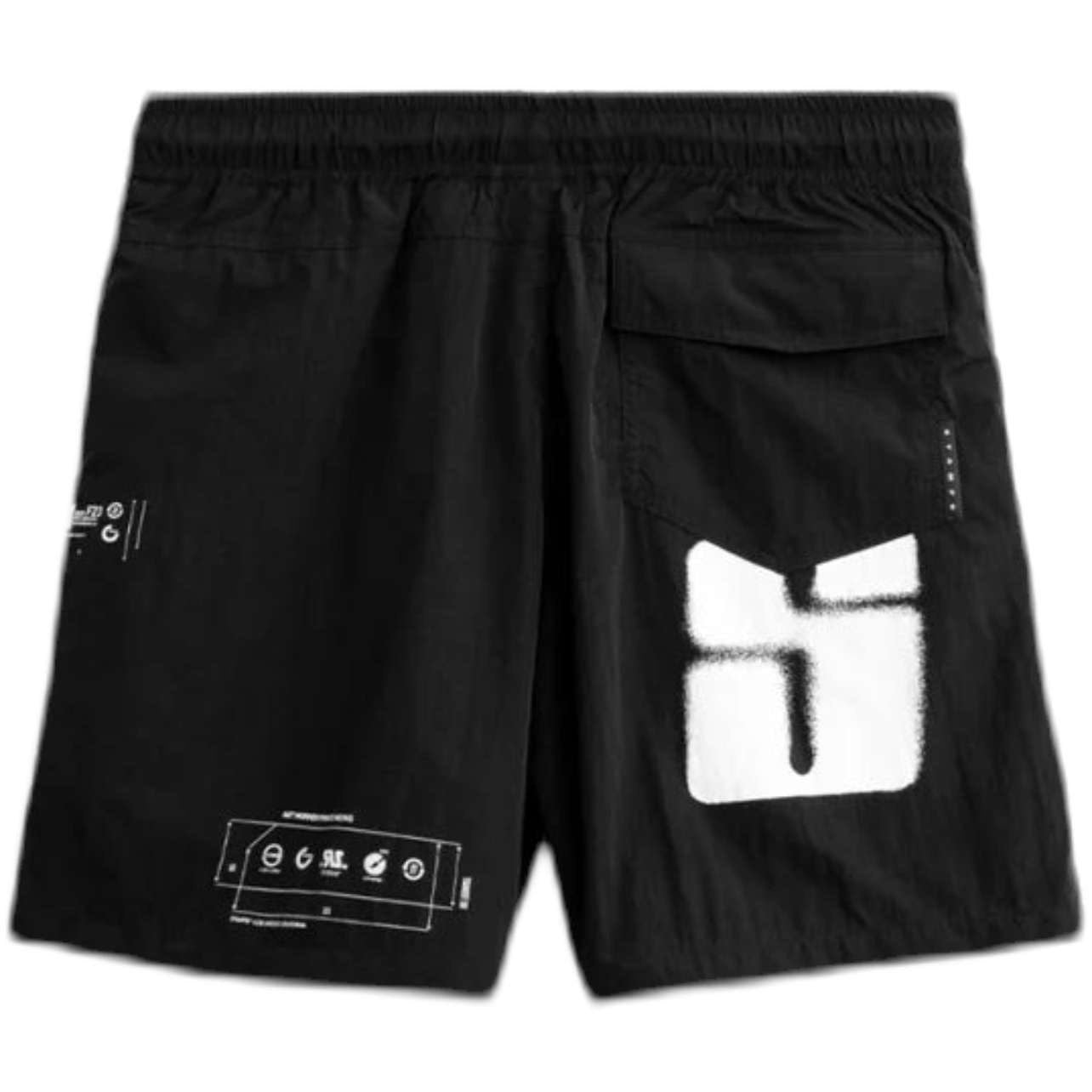 F23 Transit Shorts - Black
