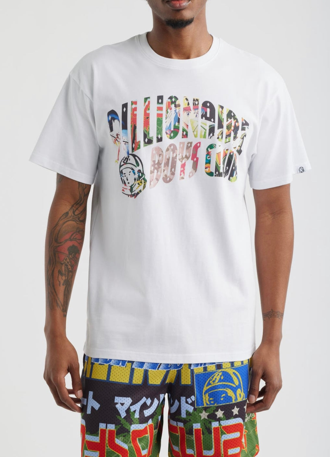 Bb Curve Collage T-Shirt - White