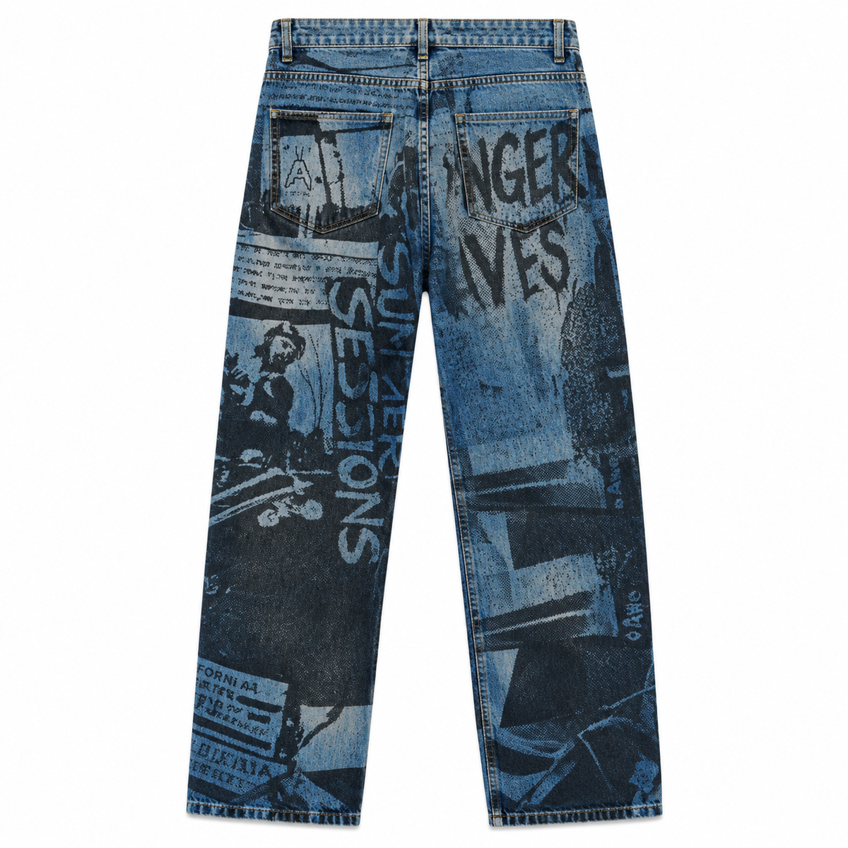 Jonas Straight Leg Jean - Dust Mist Poster