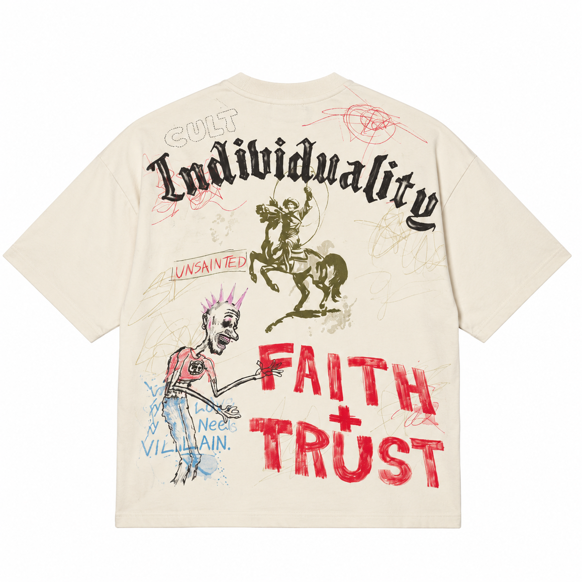 Graffiti T-Shirt - Winter White