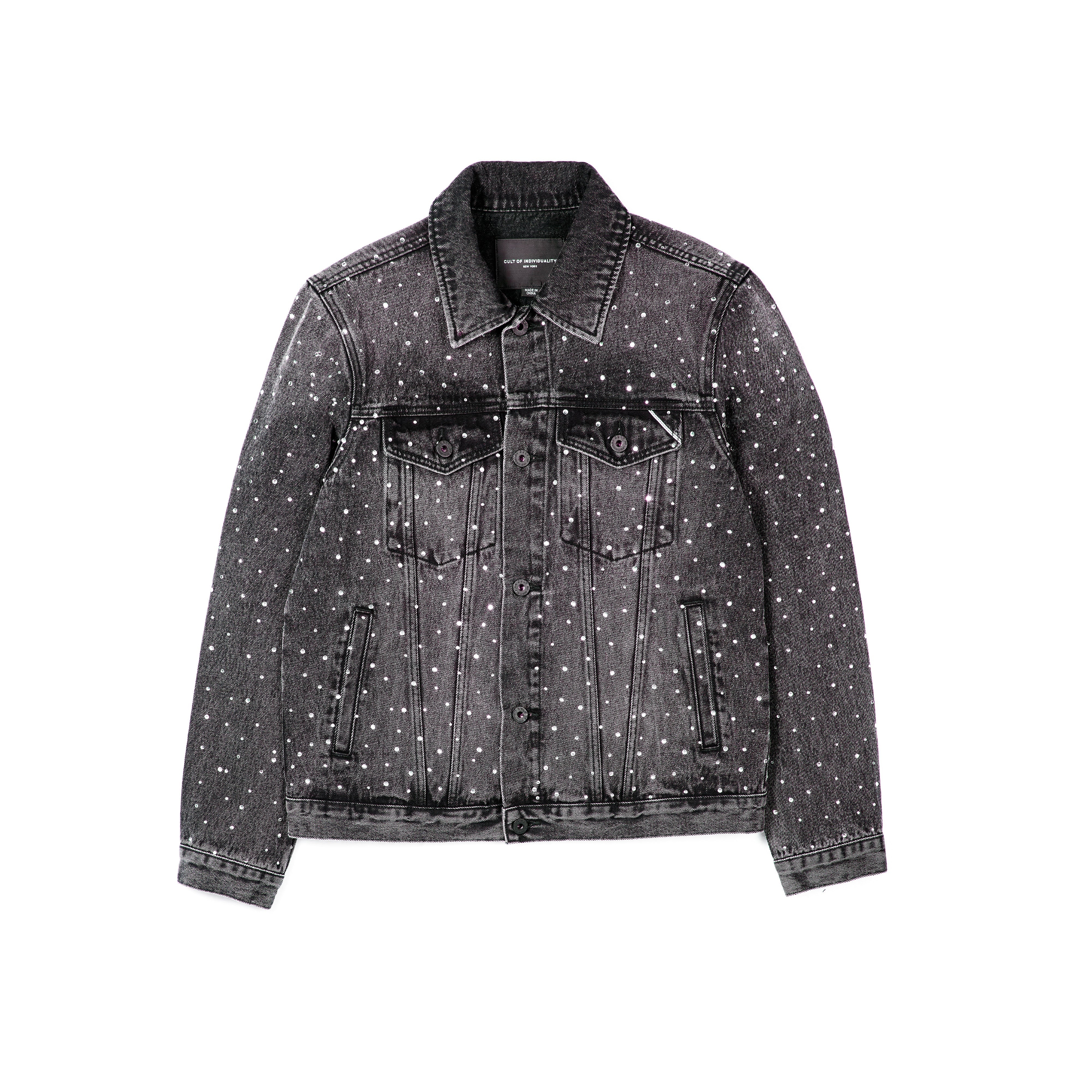 Cult's Signature Type II Denim Jacket In Crystal