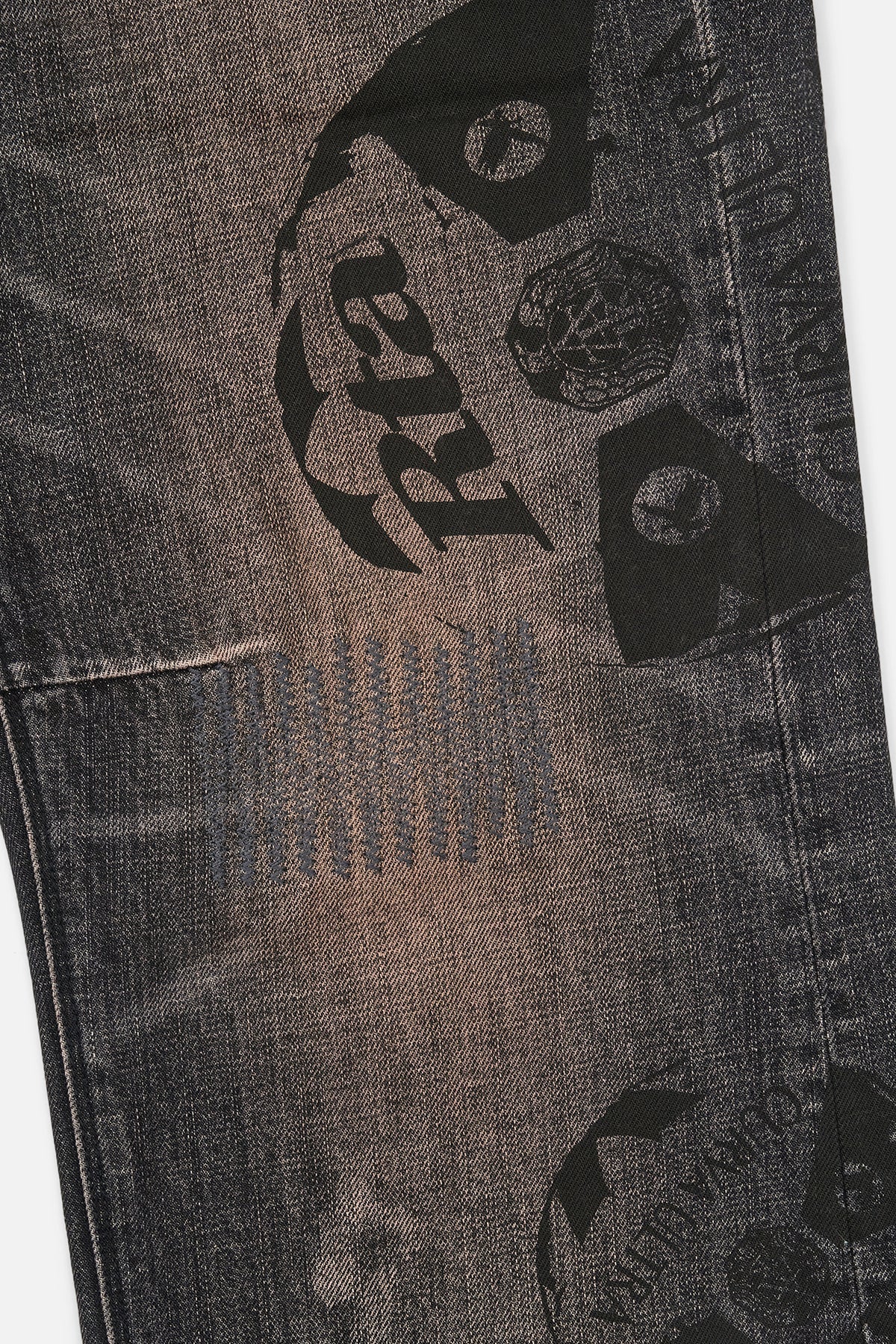 Jonas Straight Leg Jean - Charcoal Ember Allover Soccer