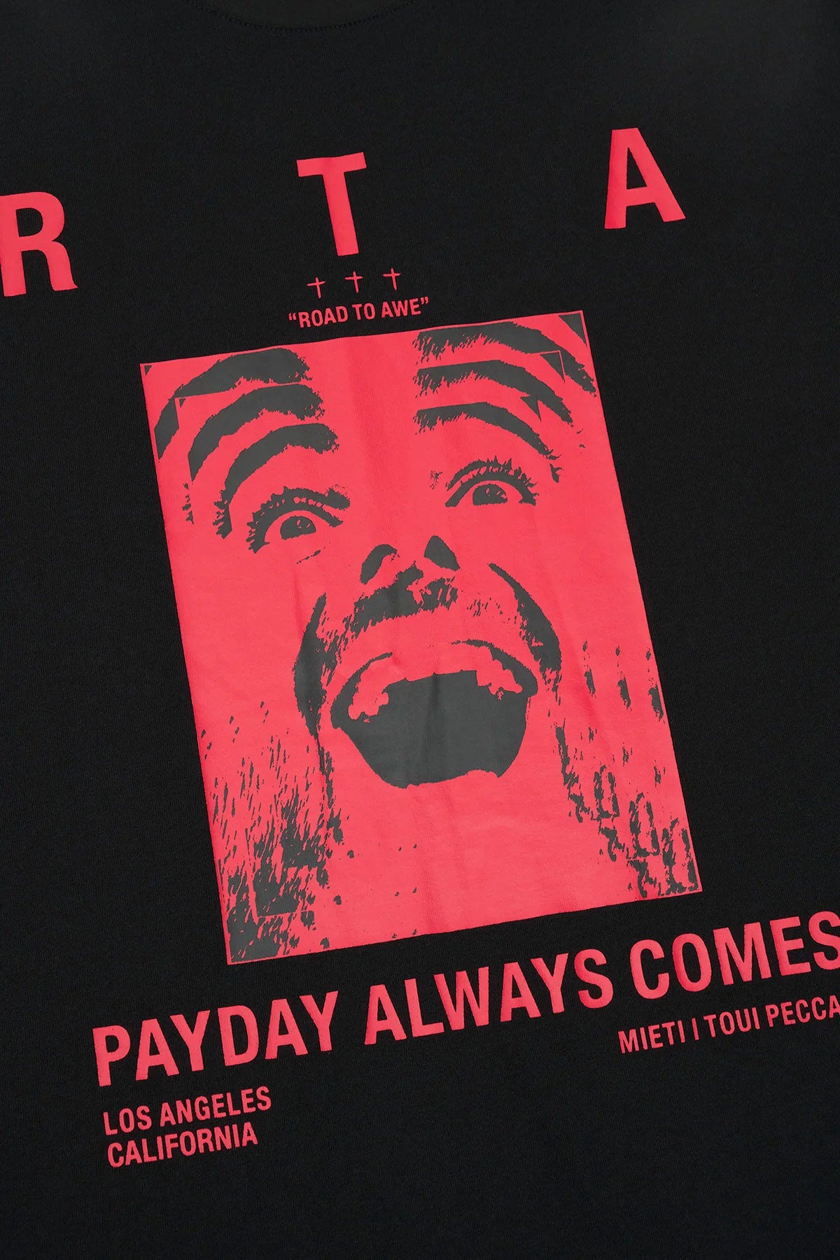 Marceau Oversized Ls T-Shirt - Black Payday