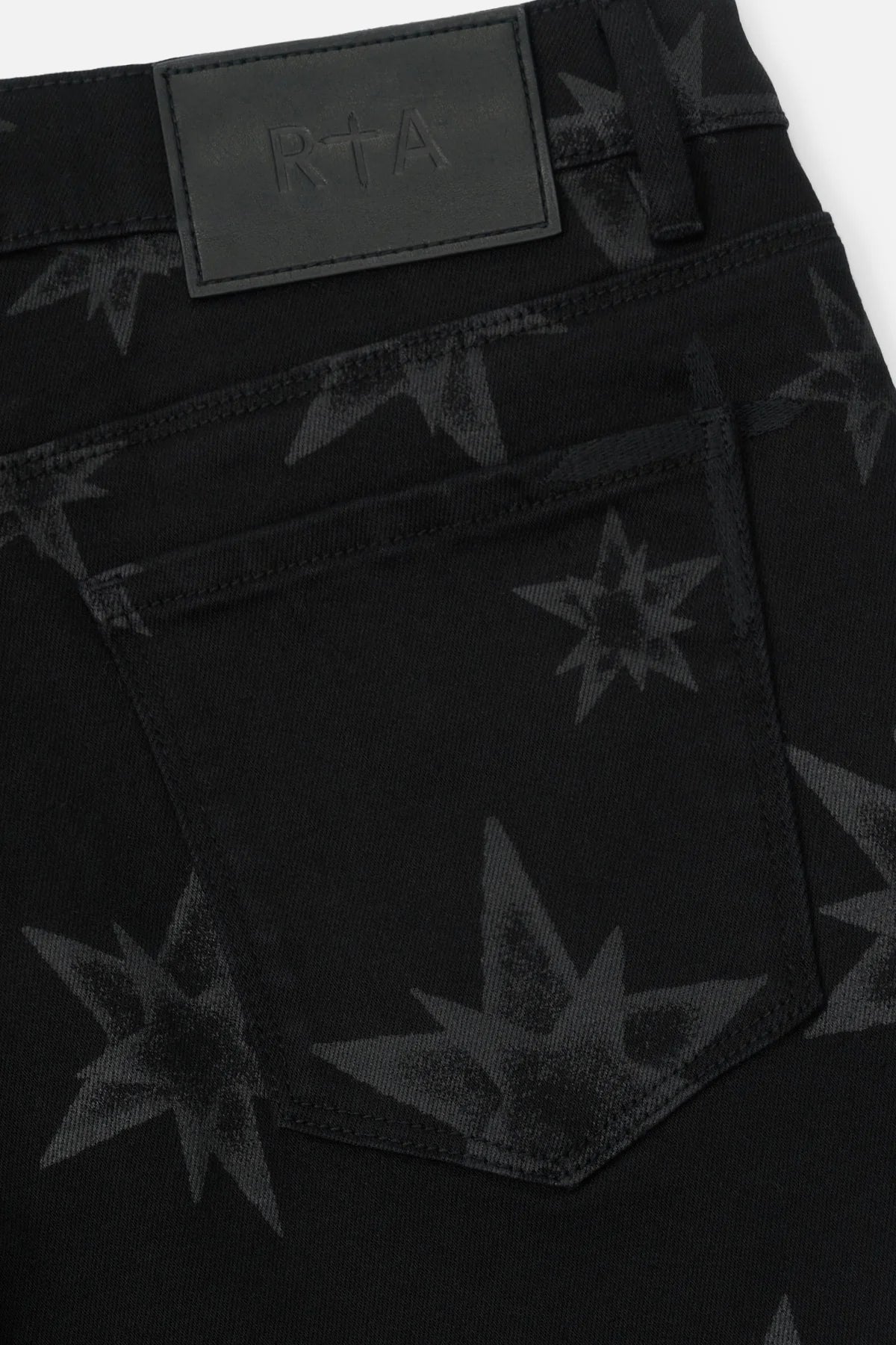 Bryant Skinny Jean - Black Allover Star