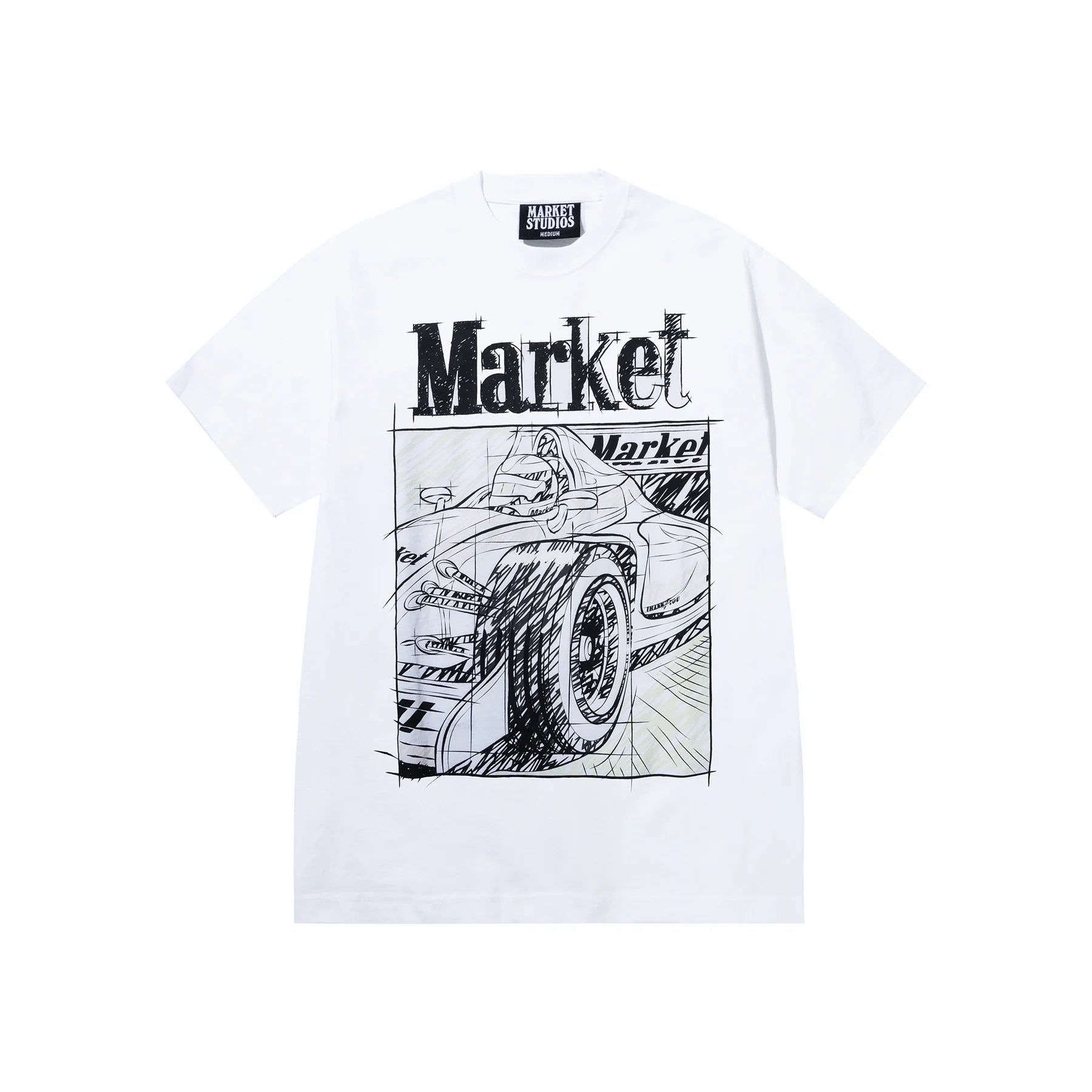 Scribble Formula T-Shirt - White