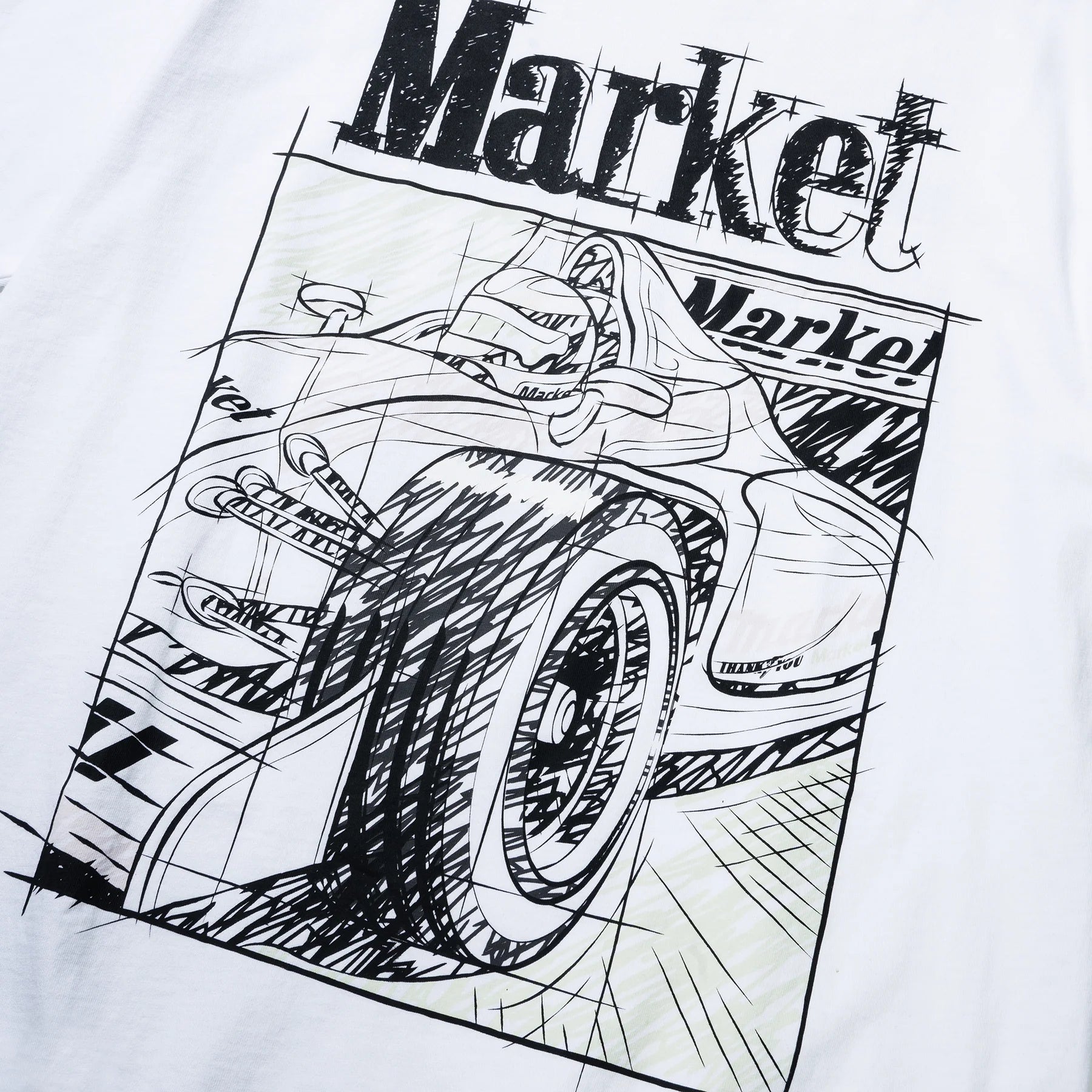 Scribble Formula T-Shirt - White