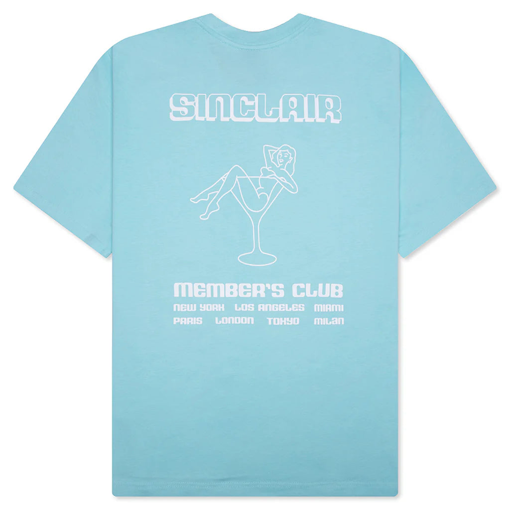 Members Club T-shirt - Light Blue