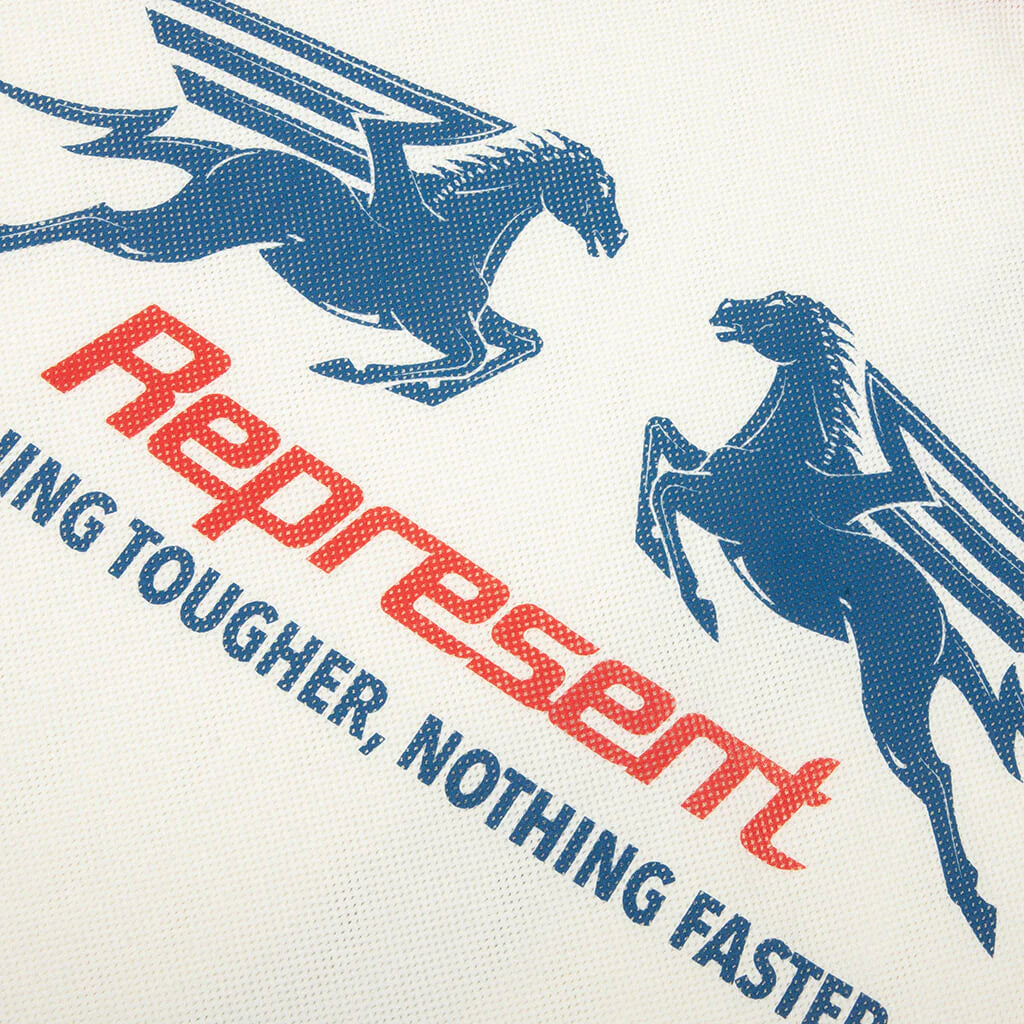 Mesh Pegasus Long Sleeve - Flat White