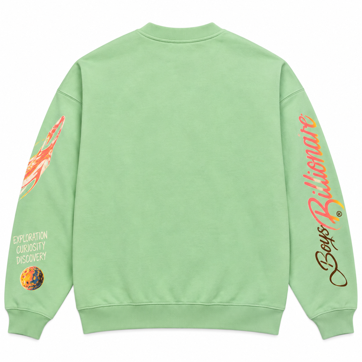 Tomorrow Sunset Crewneck - Absinthe Green