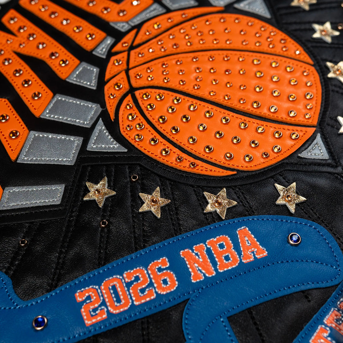 Pelle Pelle x Fisll New York Knicks Jacket - Black
