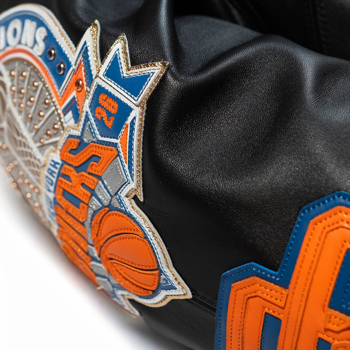 Pelle Pelle x Fisll New York Knicks Jacket - Black