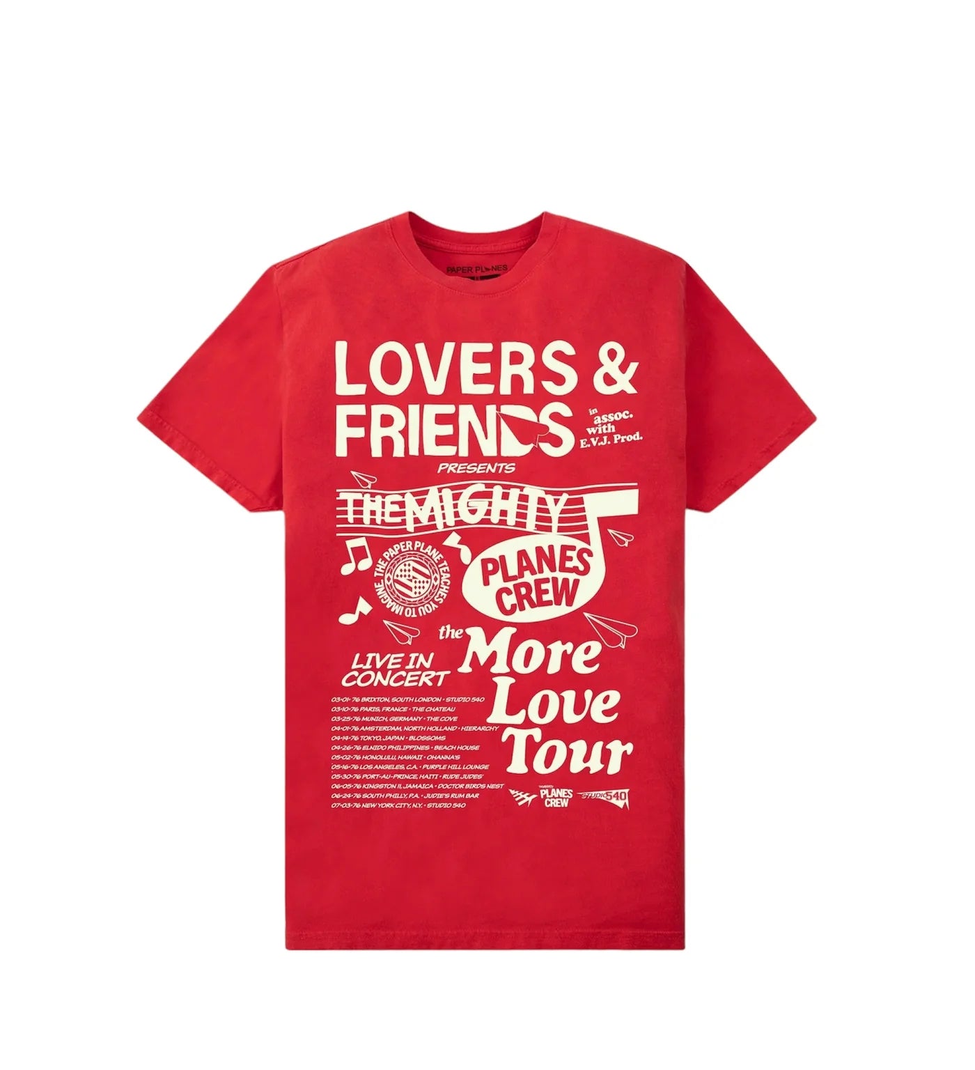 More Love Tee - Coral Red
