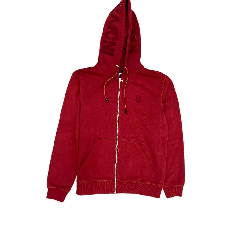 Zip Hoody - Garnet