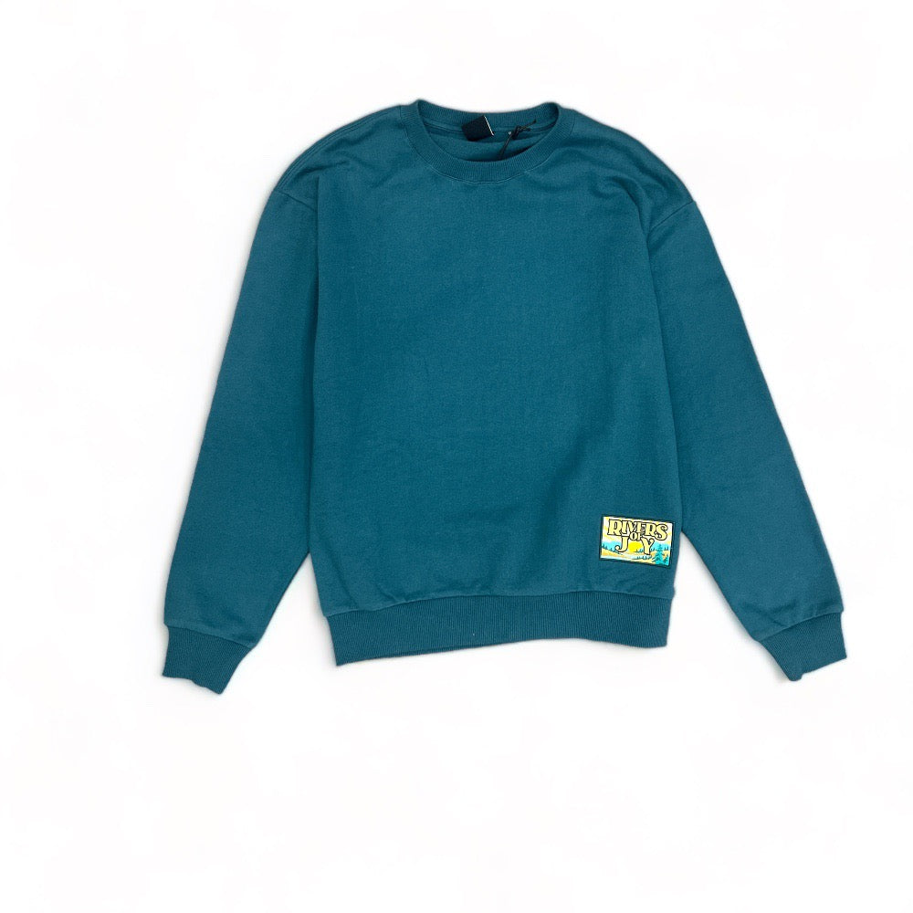 River Of Joy Crewneck - Atlantic Deep