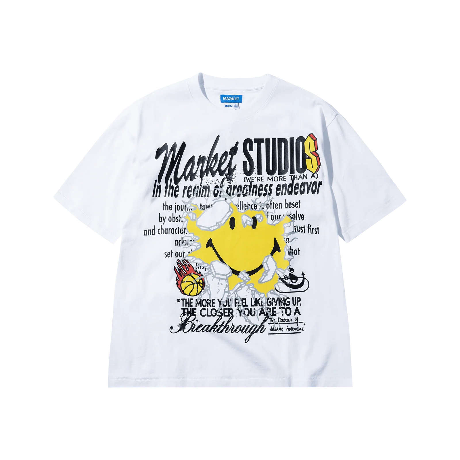 Smiley Greatness T-Shirt - White