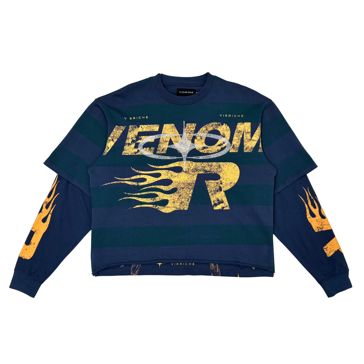 2 in 1 Venom Top - Navy