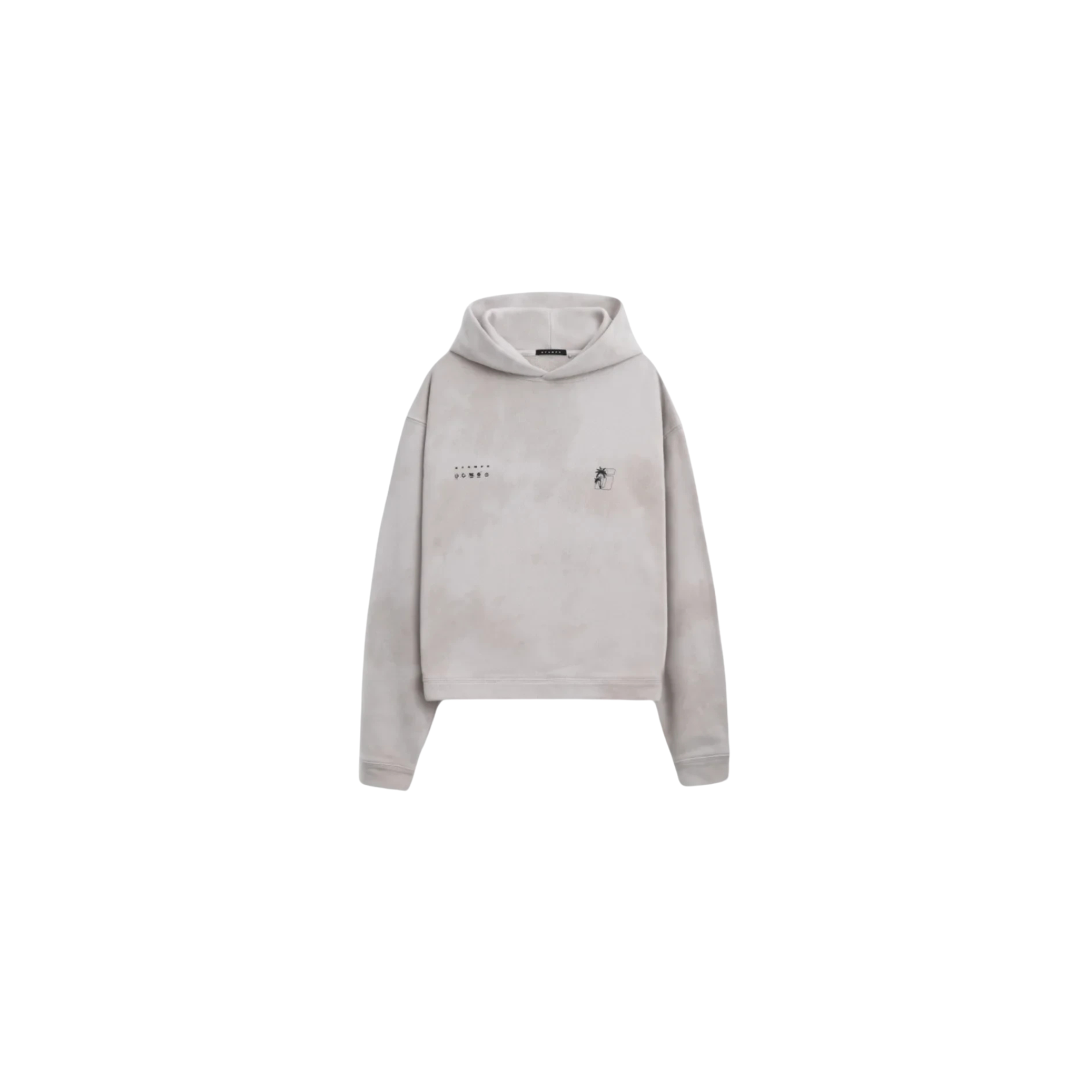 S24 Transit Tie Dye Cropped Hoodie - Sand Storm