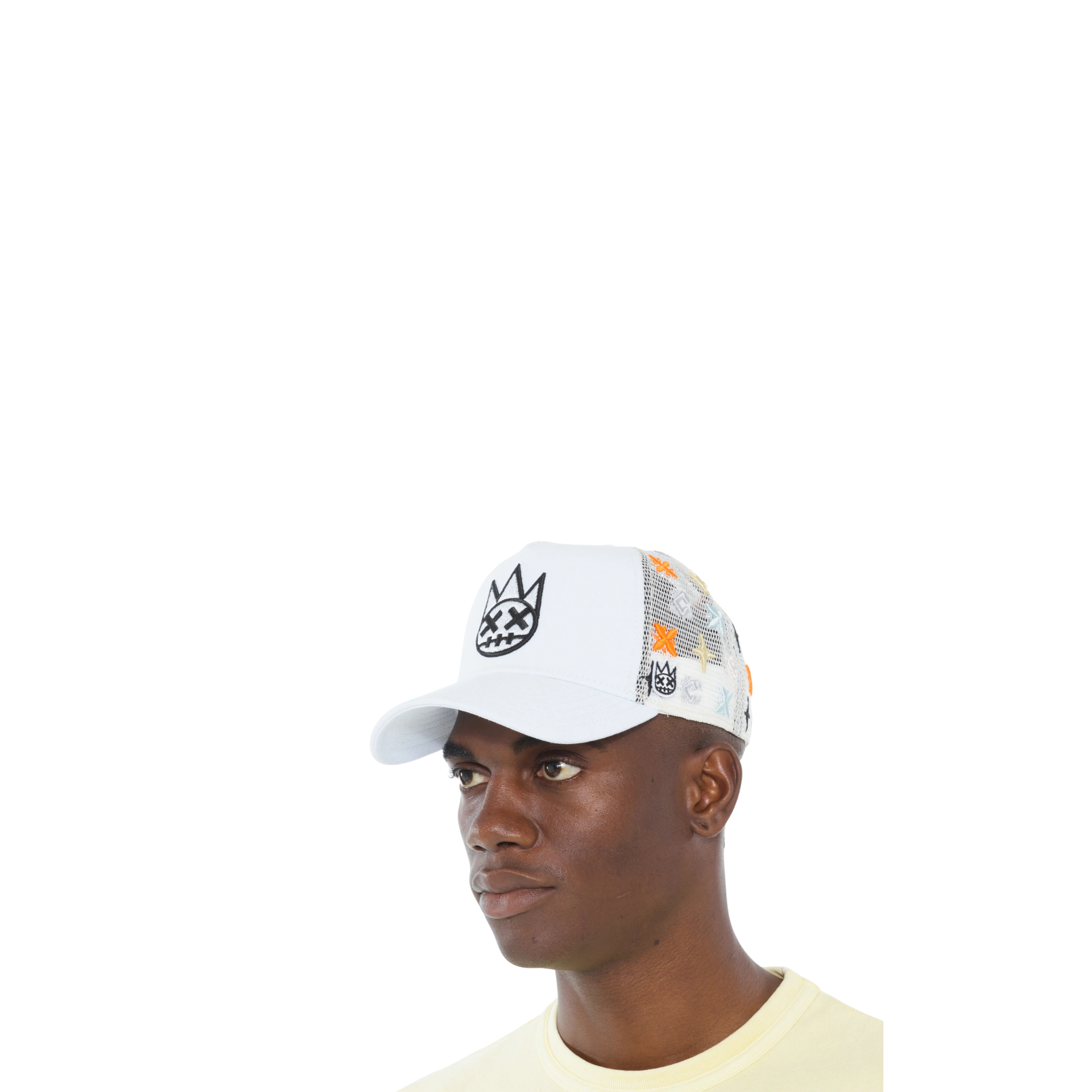 Cult's Cult Logo Pattern Hat - White Pattern