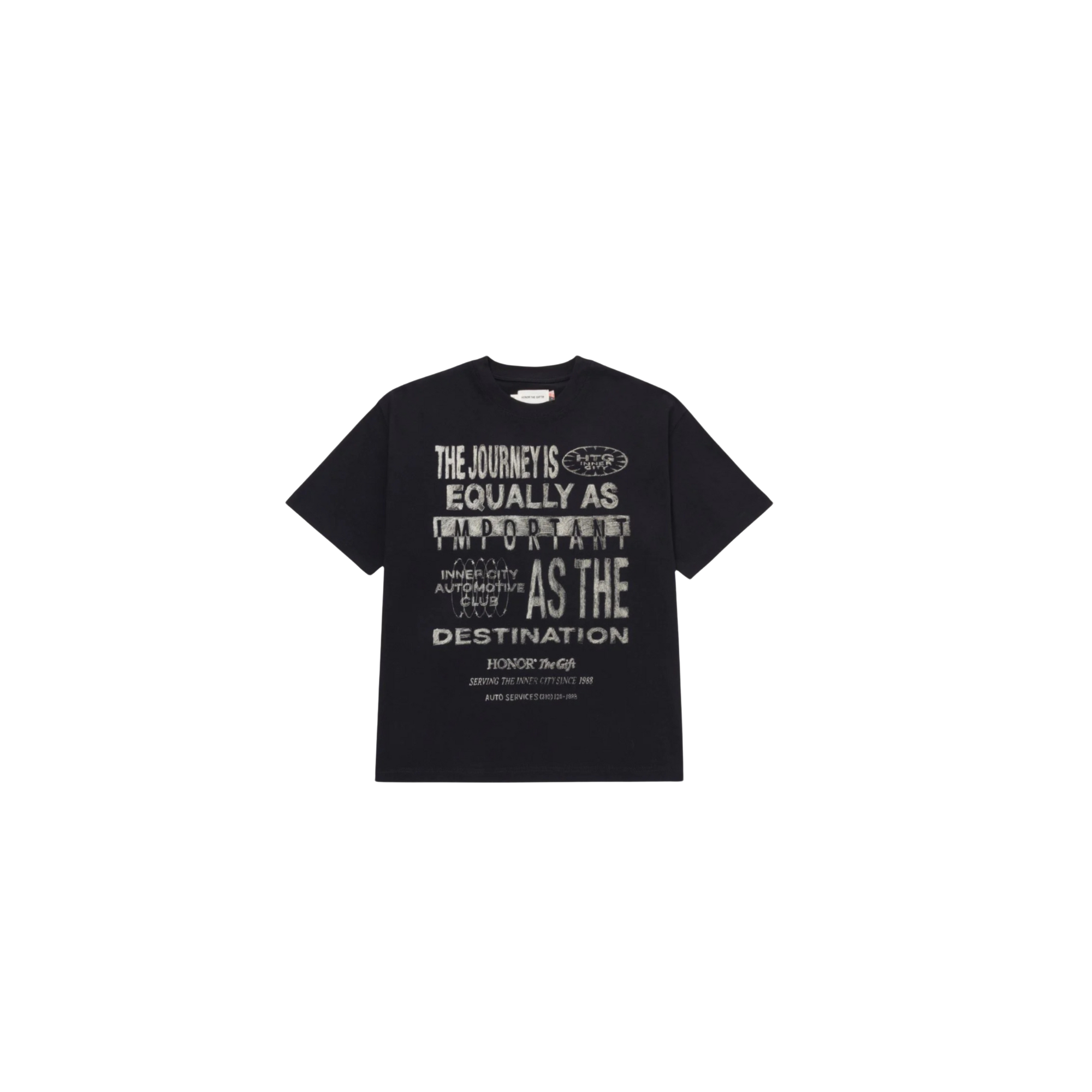Travelled Journey T-Shirt - Black