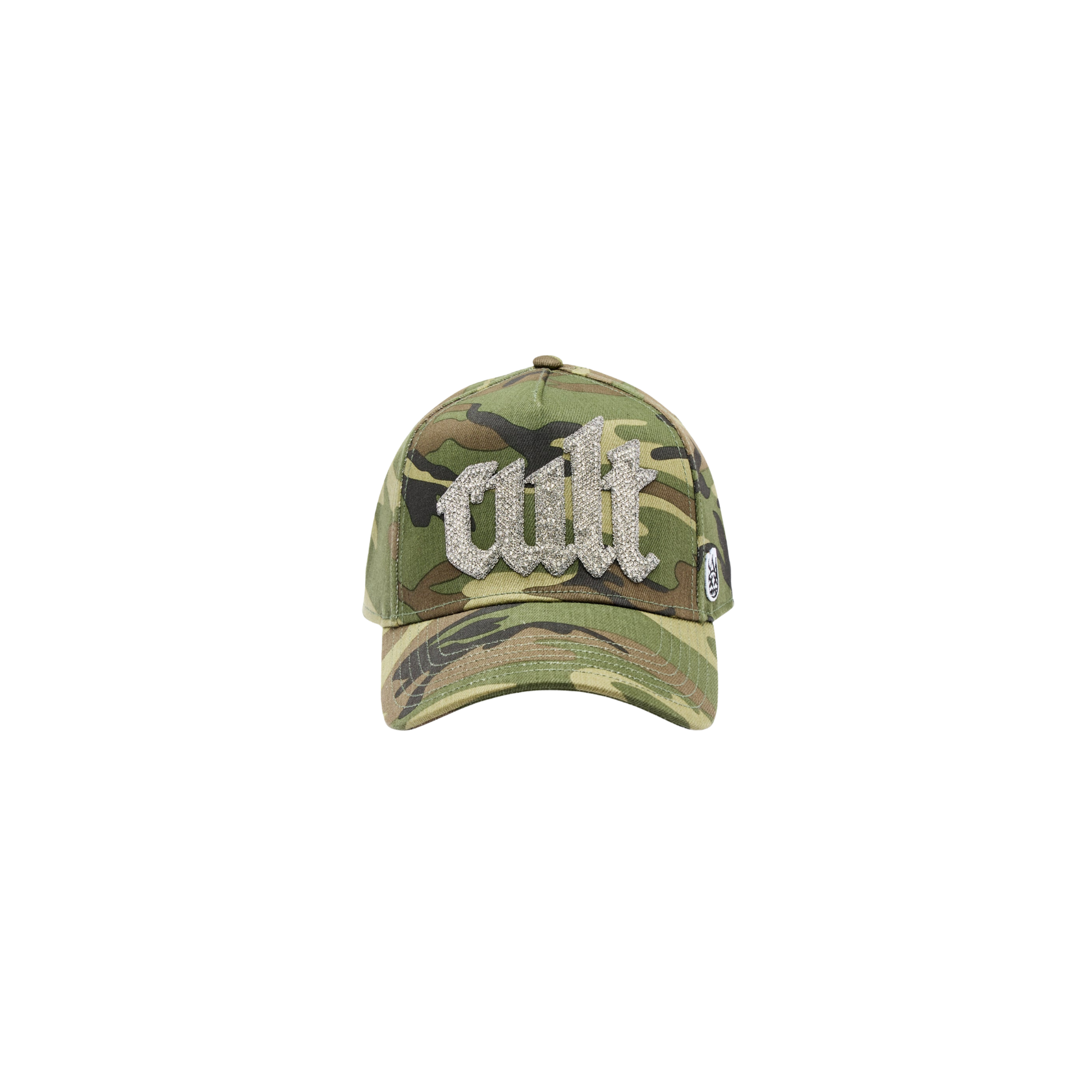 Crystal Cult Script Logo Hat - Camo
