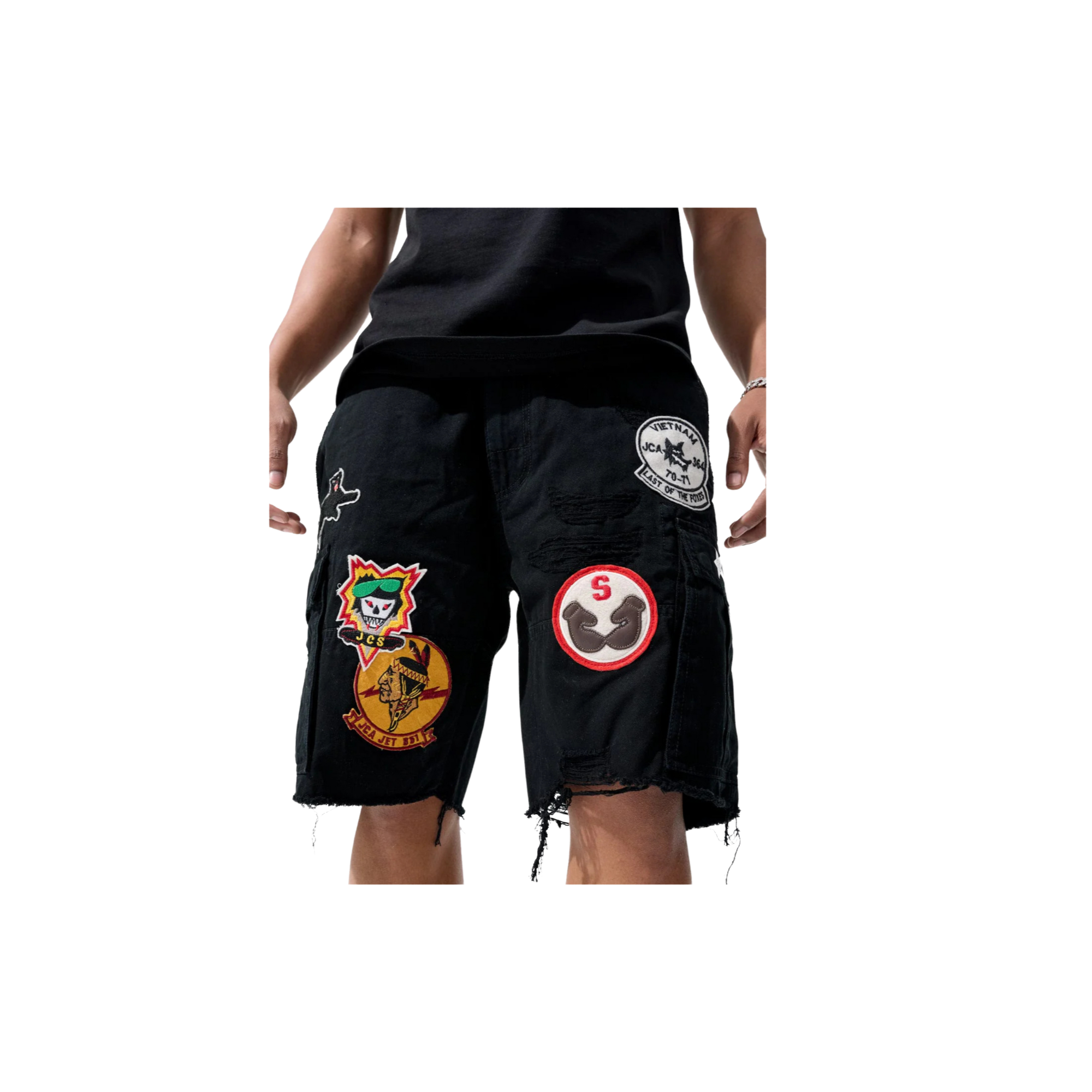 Jc Cotton Twill shorts - Black
