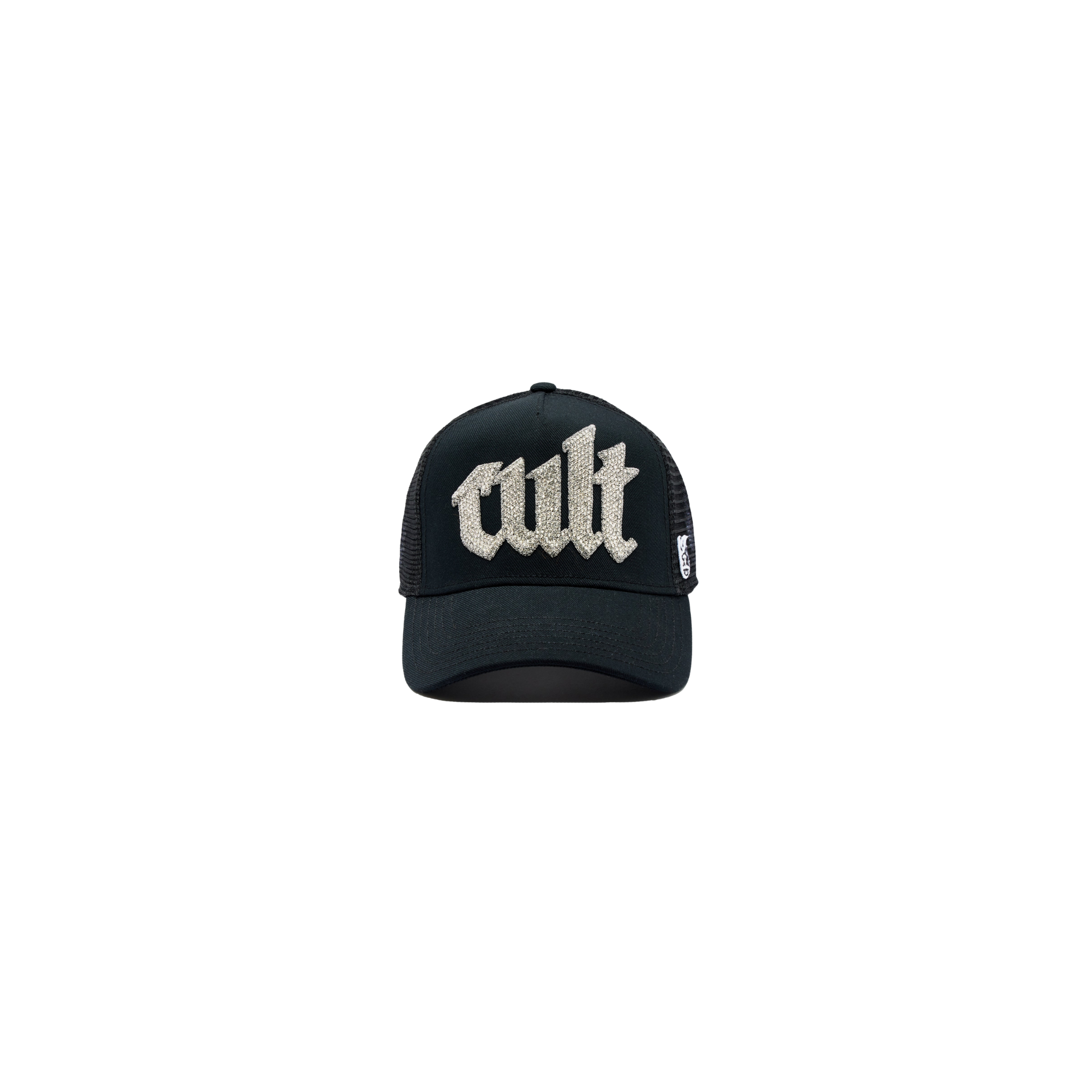 Crystal Cult Script Trucker - Black