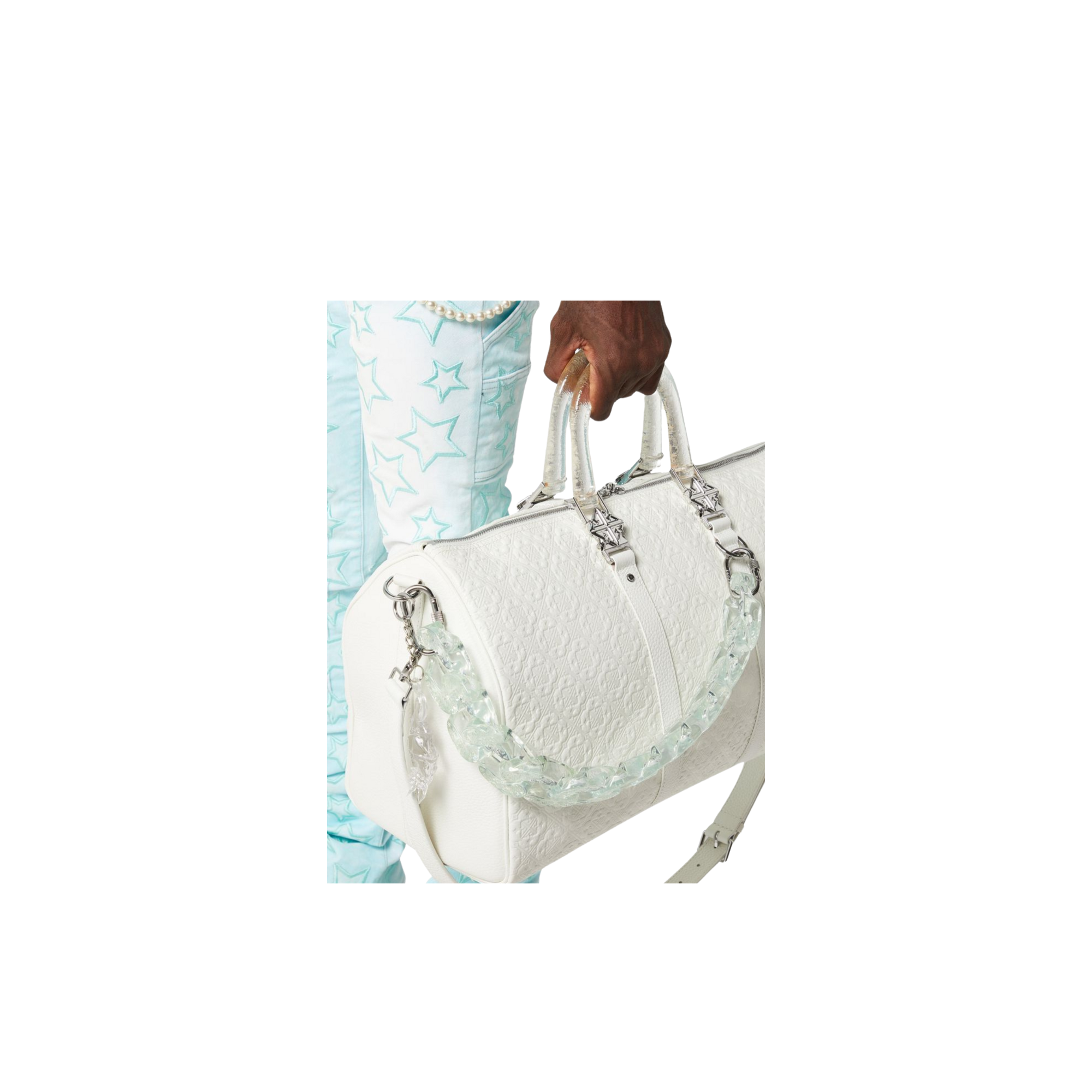 Ghost White Duffle Bag