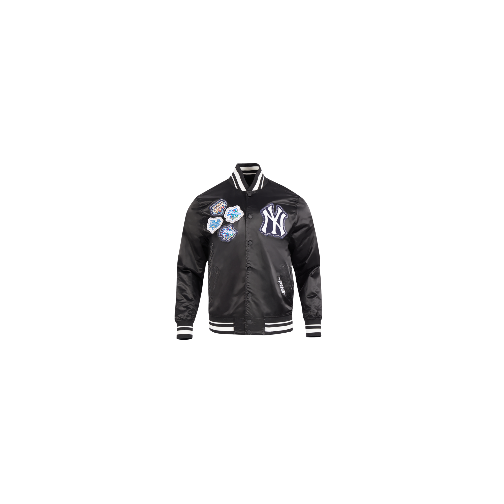 New York Yankees Pick Stitch RIib Satin Jacket