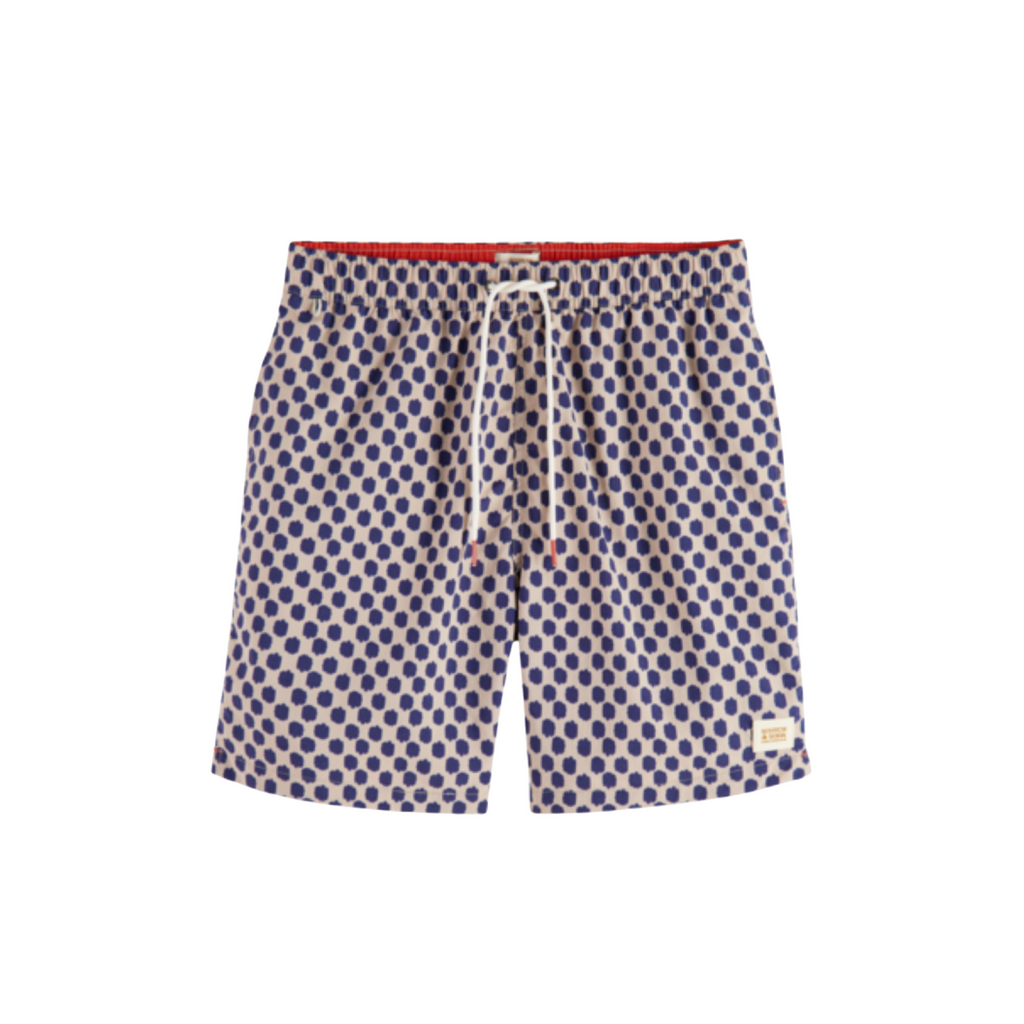 The Navy Polka Dot Athletic Shorts