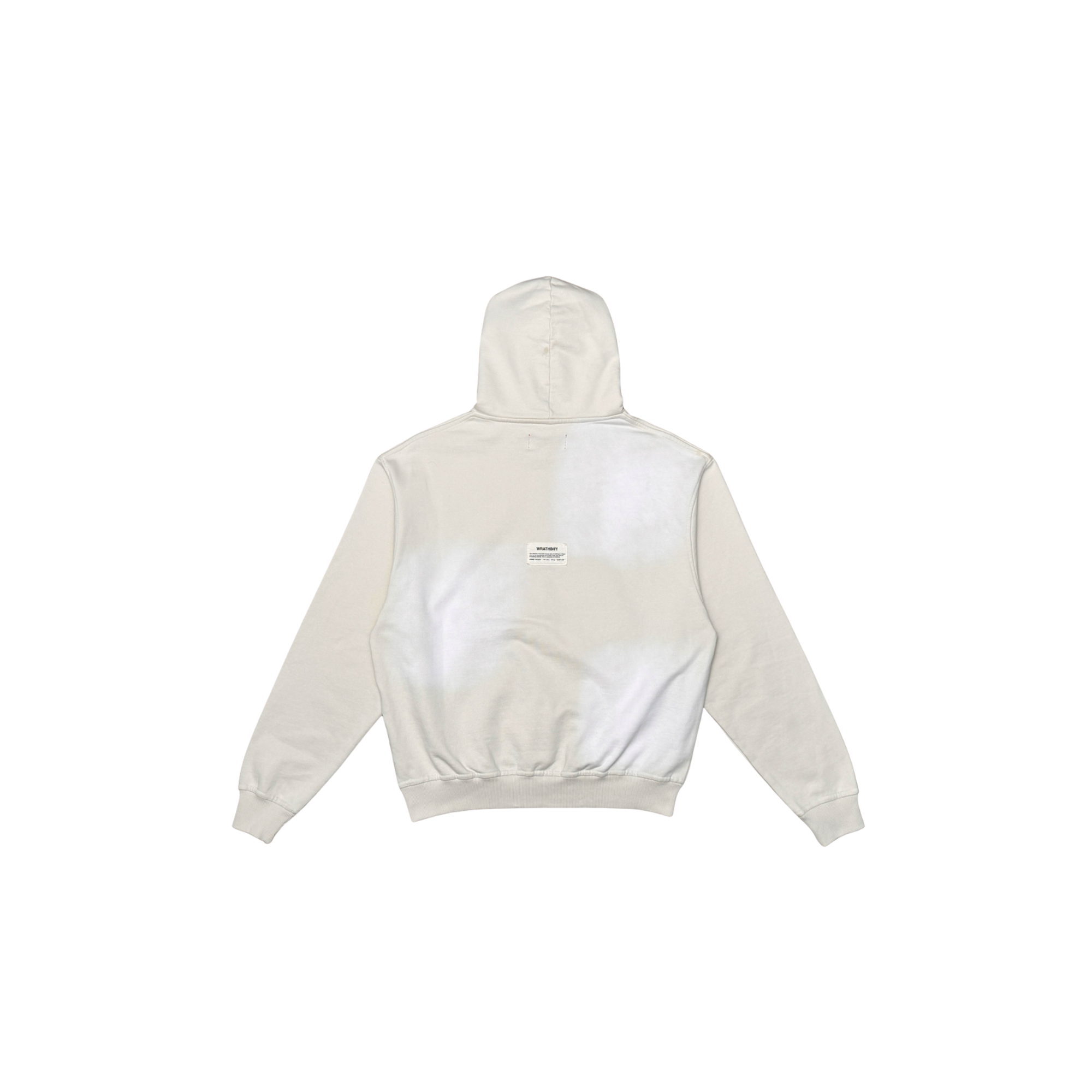 Wolf Head Gothic Hoodie - Natural