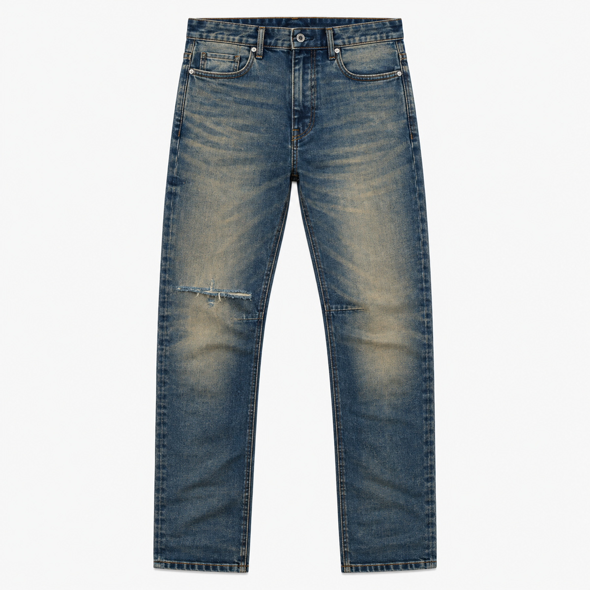 Bryant Skinny Jean - Storm Blue Triple Cross