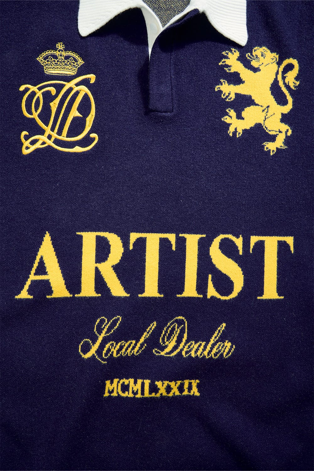 Artist Knit Polo - Navy