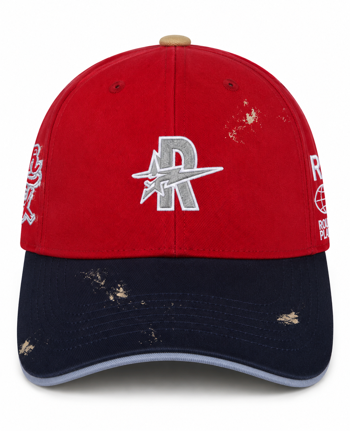 Vintage Snapback - Red/Silver