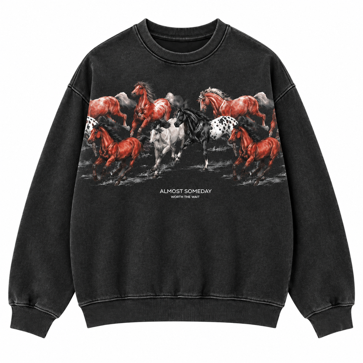 Smoke Crewneck - Black
