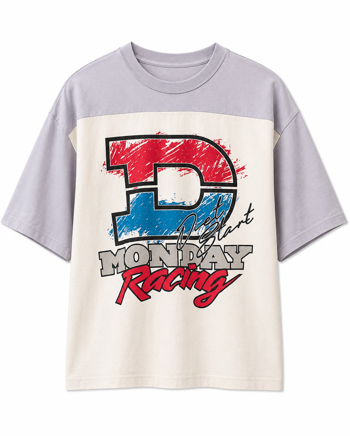 Racing Yoke T-Shirt - White