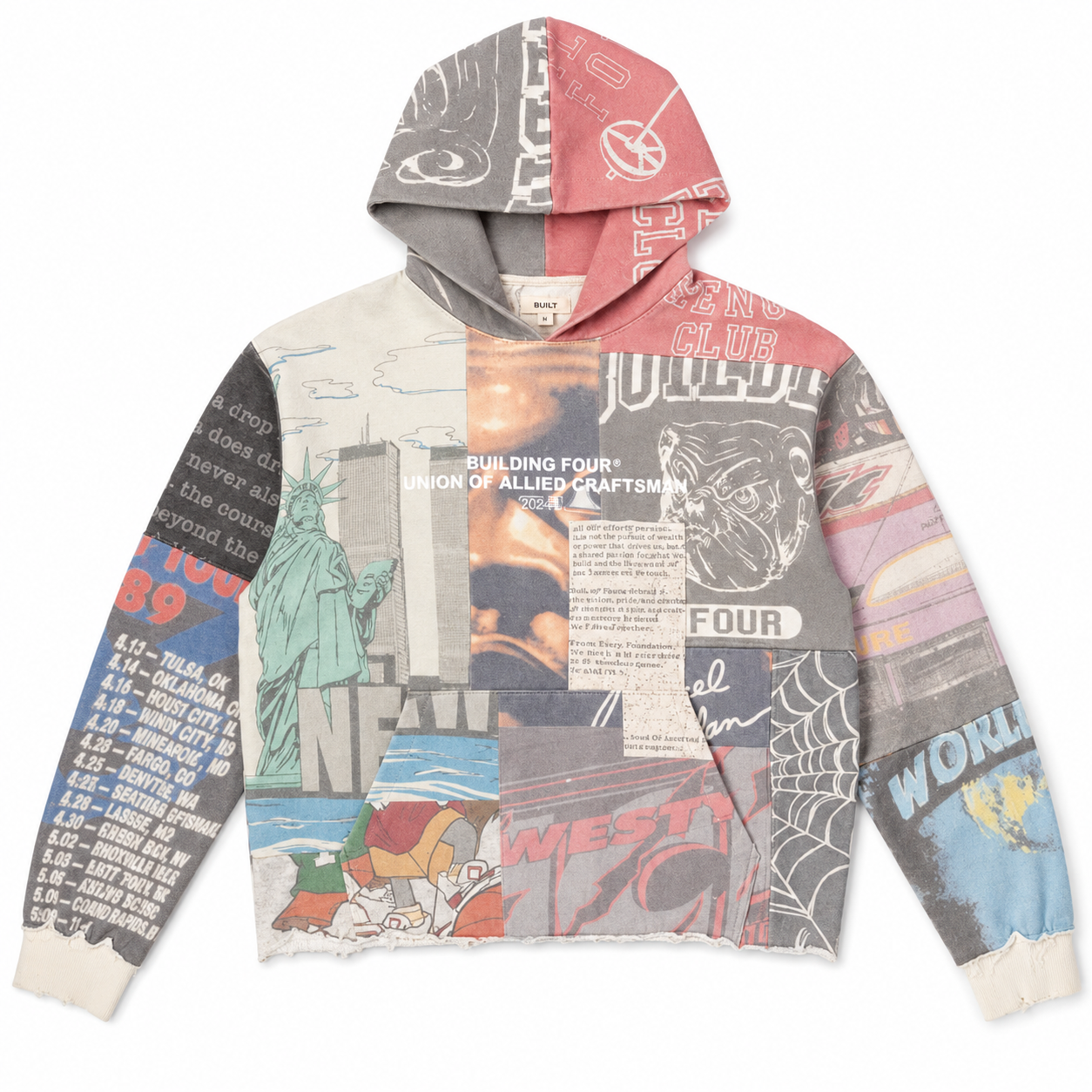 Brick Hoodie - Antique White