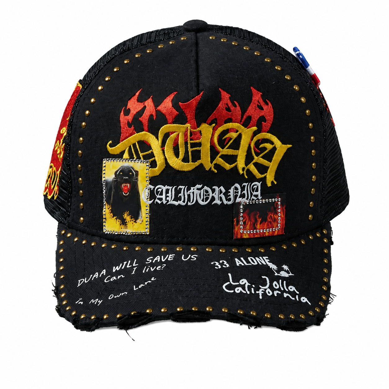 Stone Trucker Hat - Black