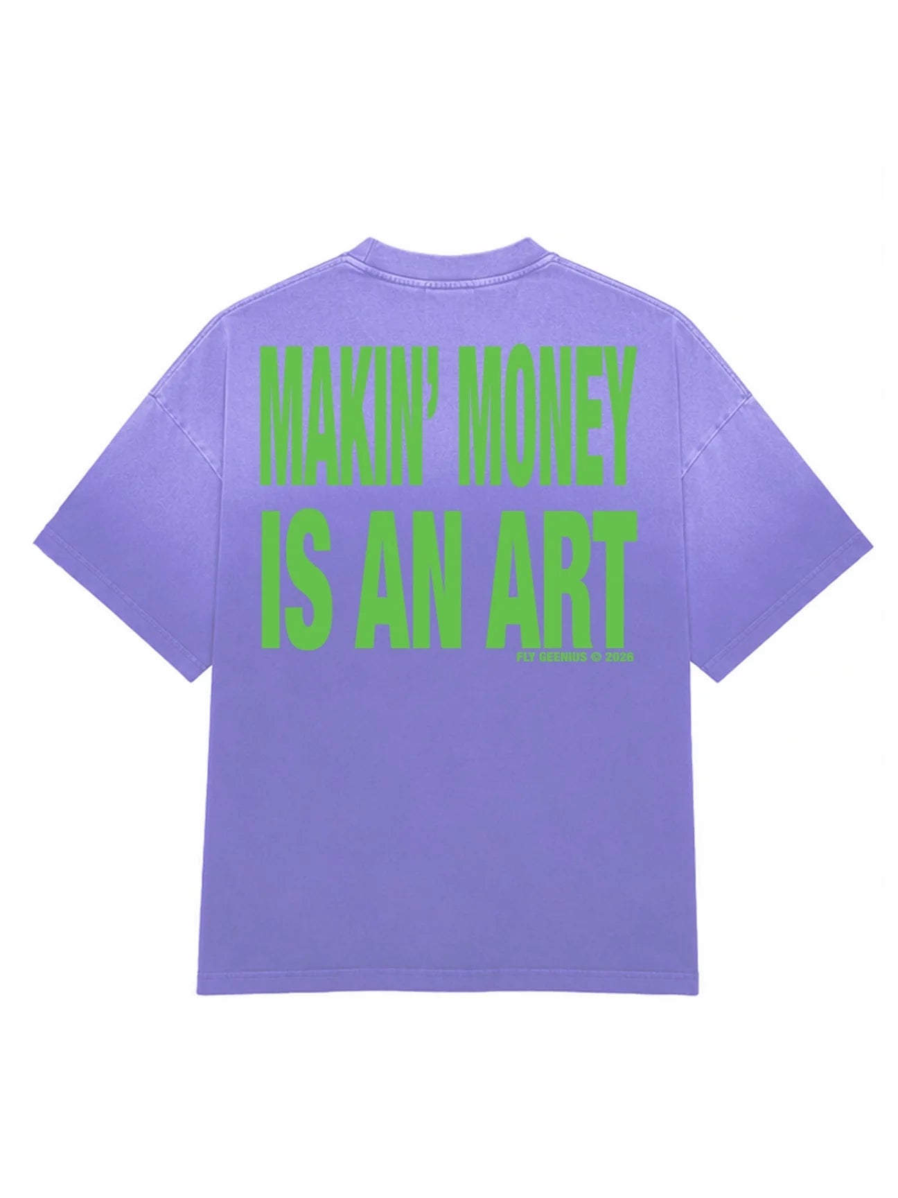 Money Making Art T-Shirt - Purple
