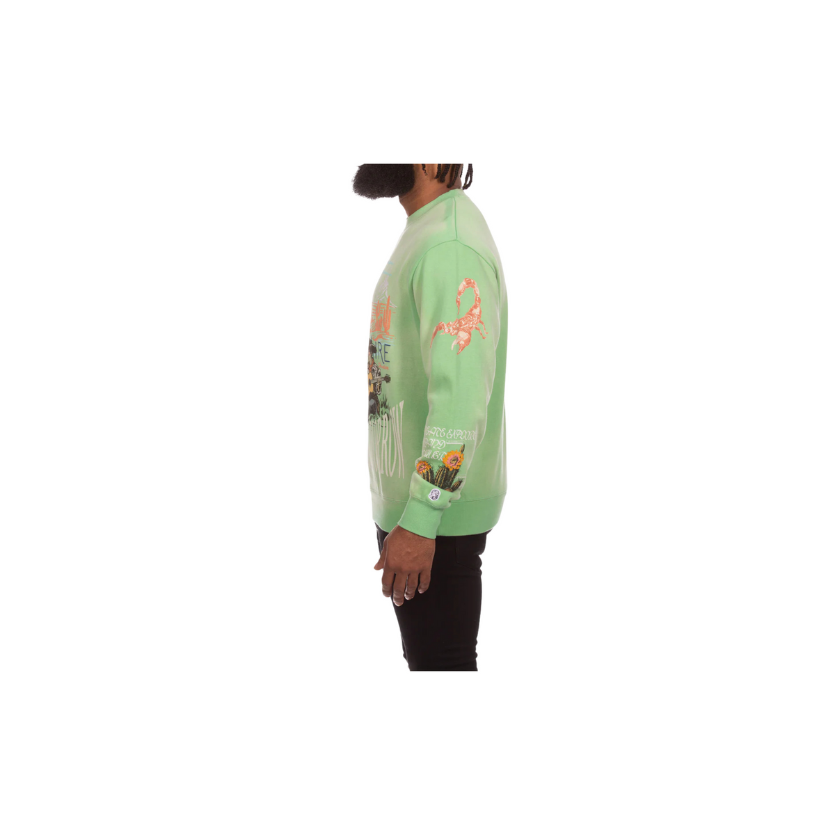 Tomorrow Sunset Crewneck - Absinthe Green