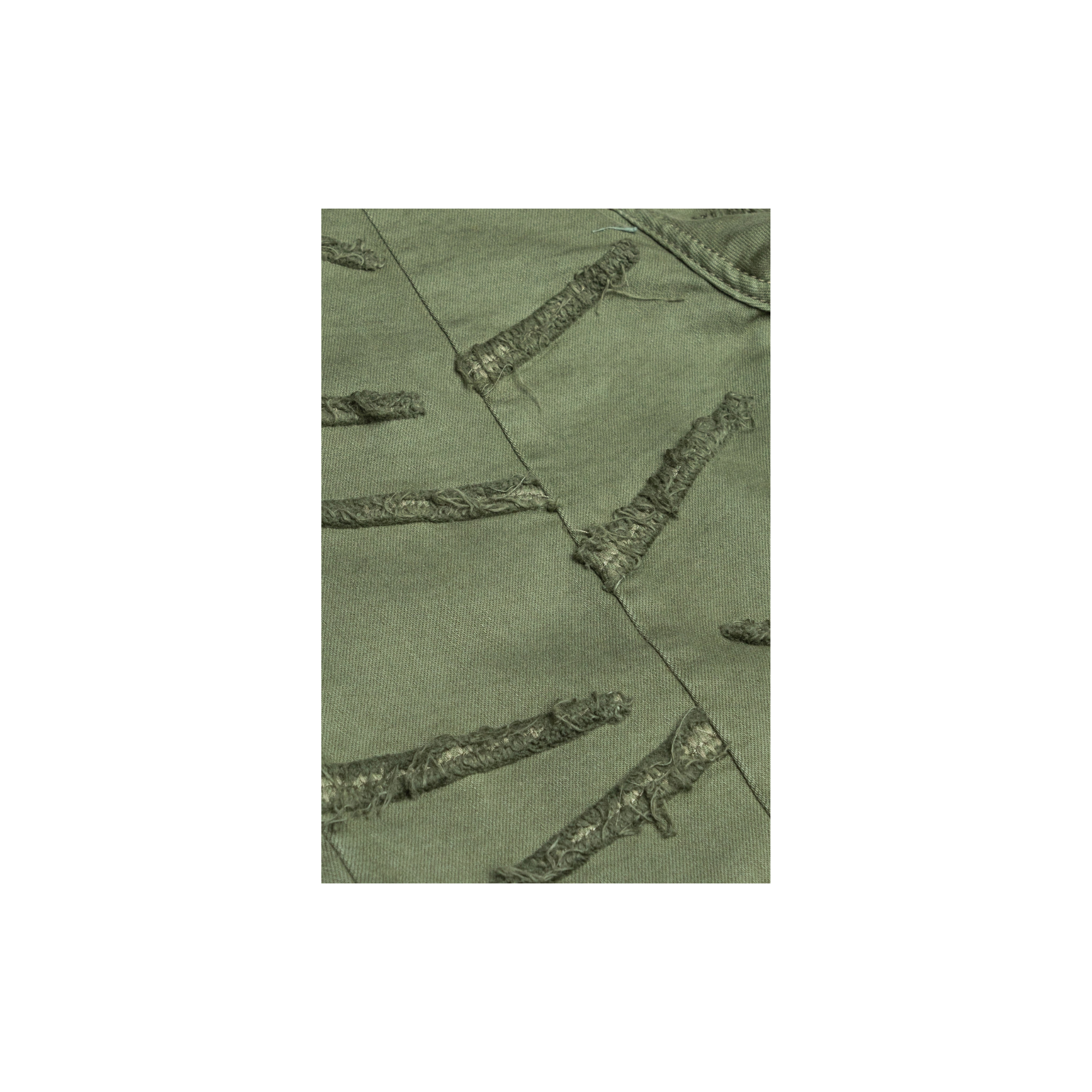 Saber Stacked Flare - Olive Wash