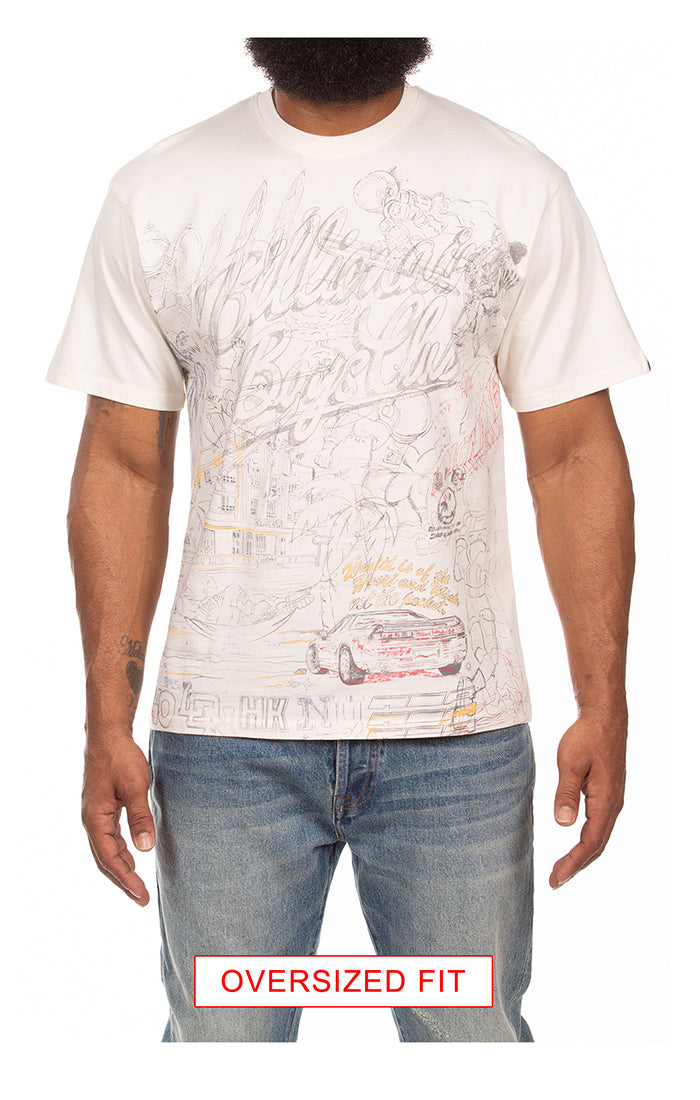 Sketch T-Shirt - Gardenia