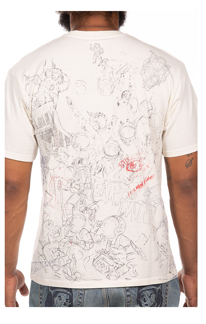 Sketch T-Shirt - Gardenia