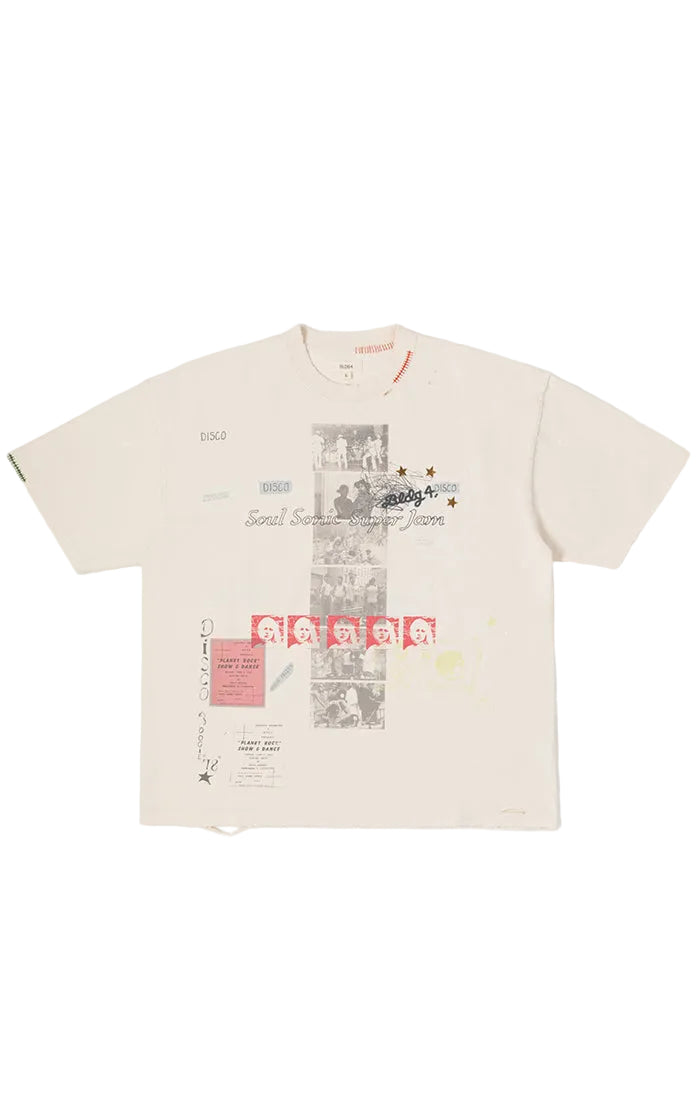 National T-Shirt - Antique White